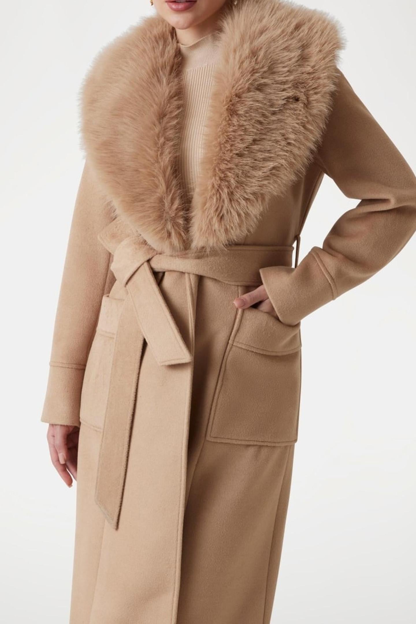 CHARLIZE PLAID COAT HERB TAN MULTI 10