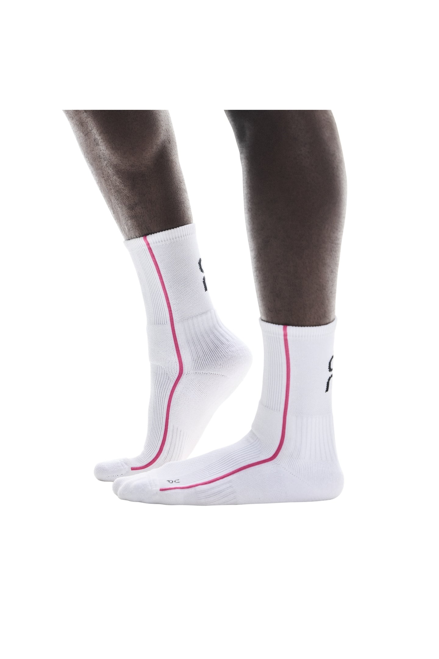 COURT SOCK HIGH 1 UNISEX WHITE | PINK 5