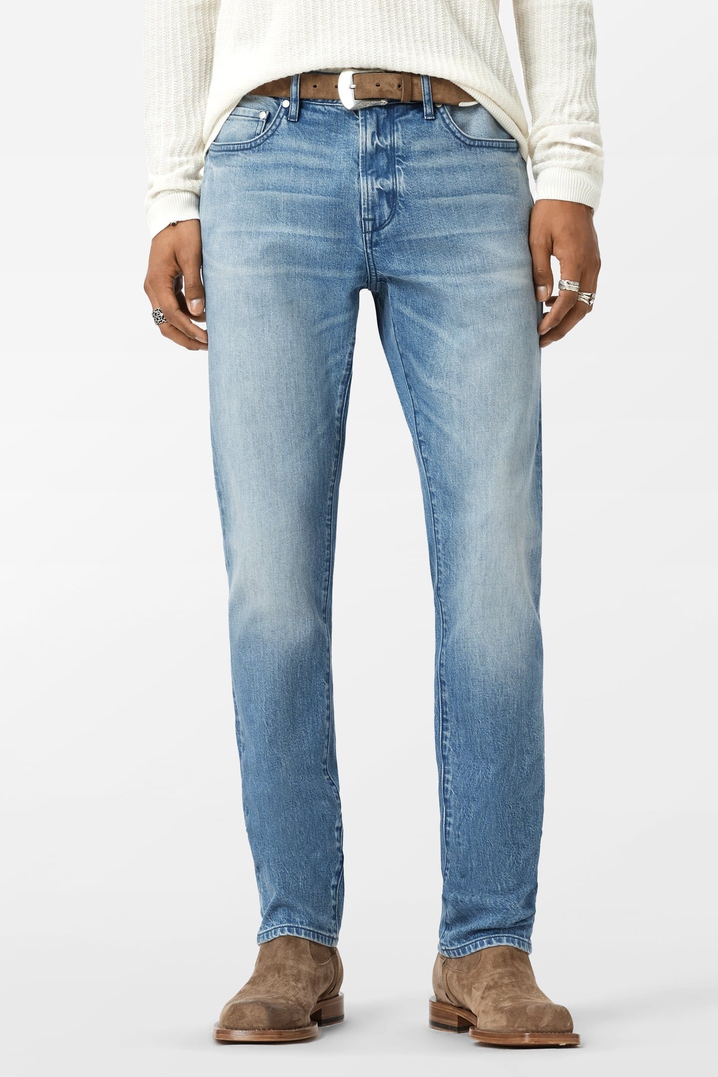 J702 - SLIM FIT - LIGHT WASH OLD BLUE 1