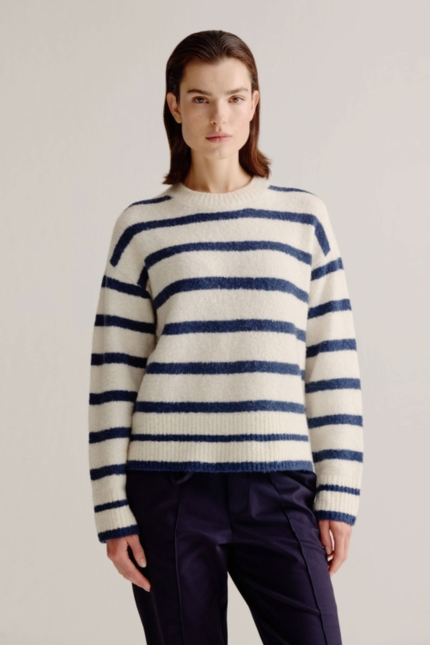 LORENA SWEATER NAVY STRIPE 2