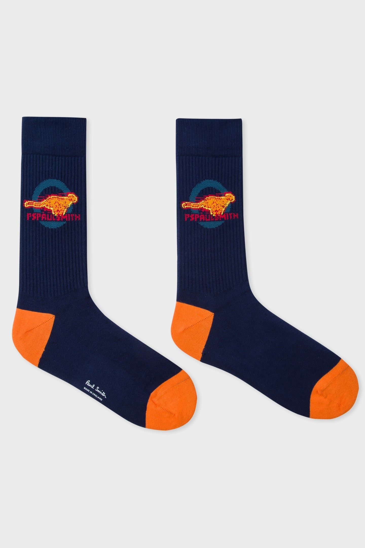 MEN SOCK LIVE FASTER JACQUARD NAVY 1