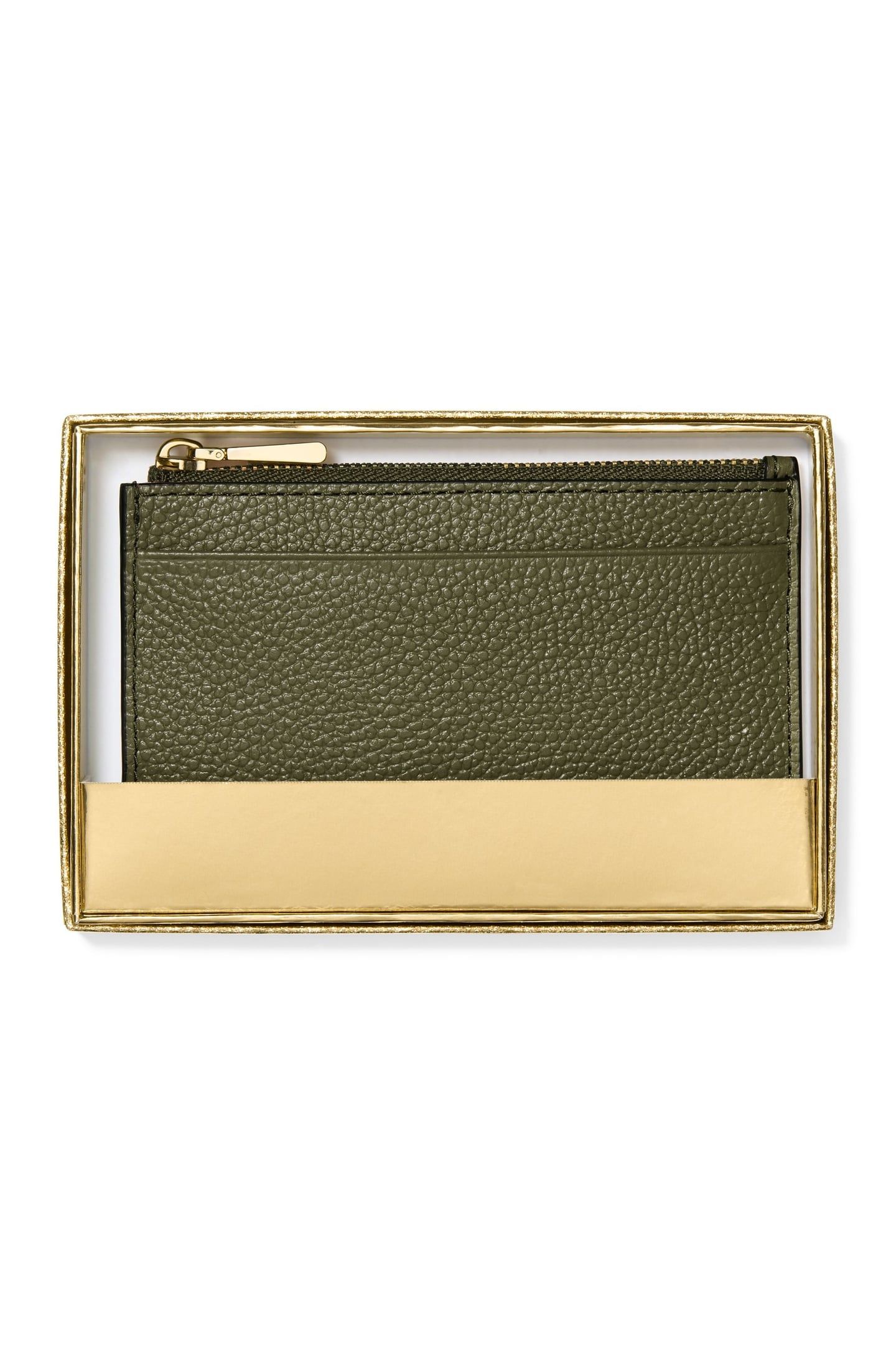 SMALL ZIP KEY CARD CASE IVY 3