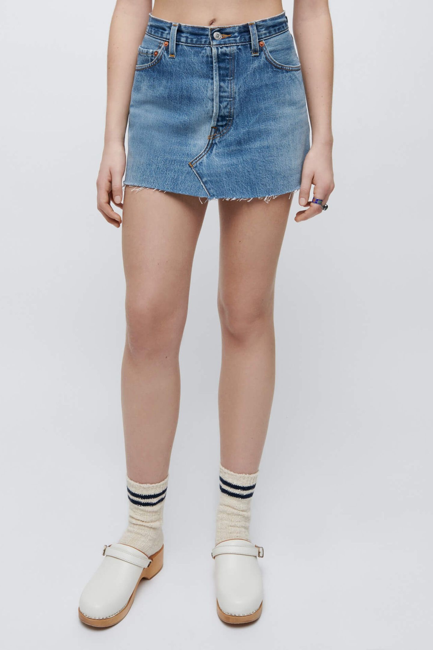 MINI SKIRT INDIGO 1