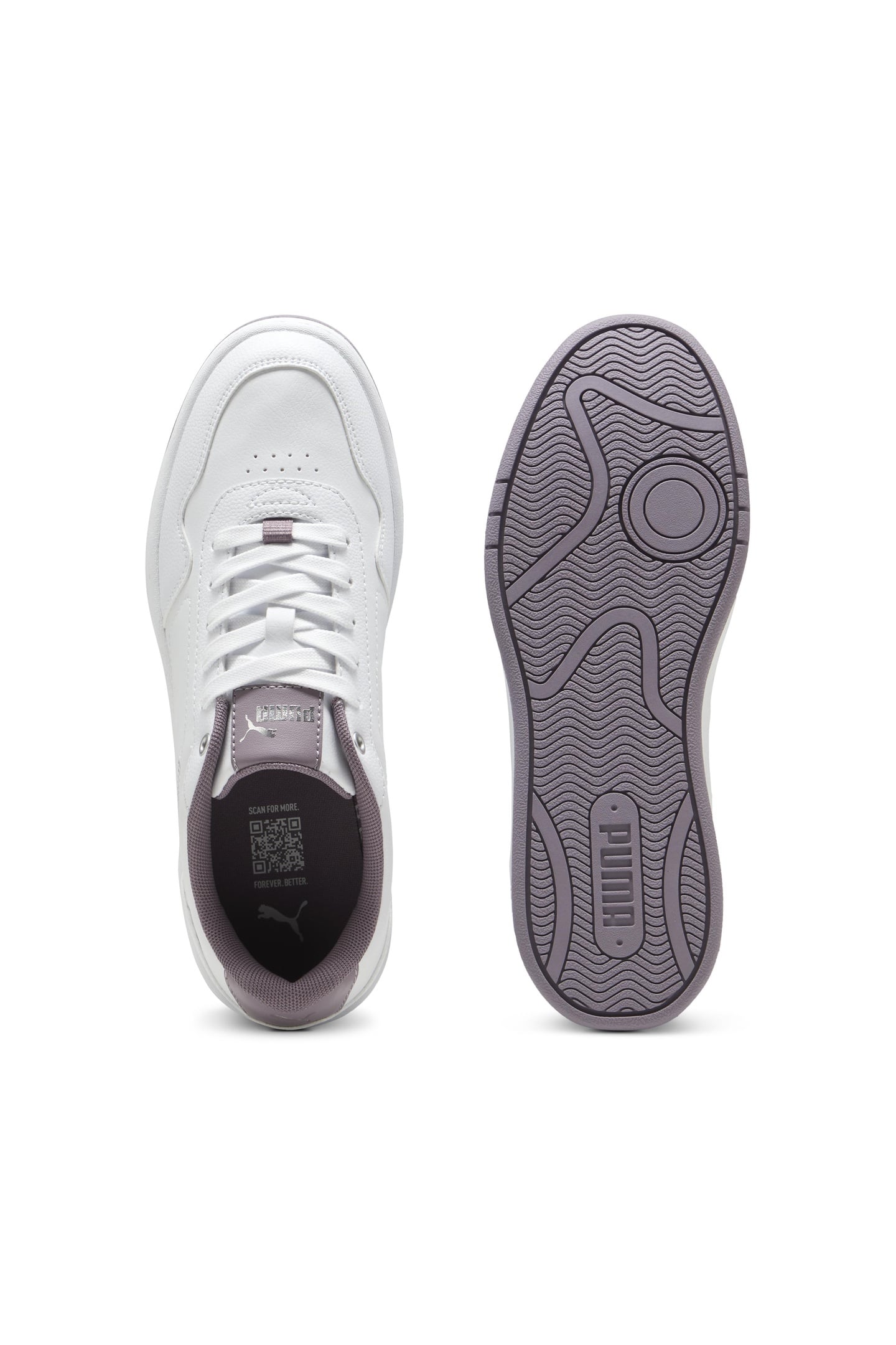 COURT CLASSY WHITE-PLUM JAM-SILVER 5
