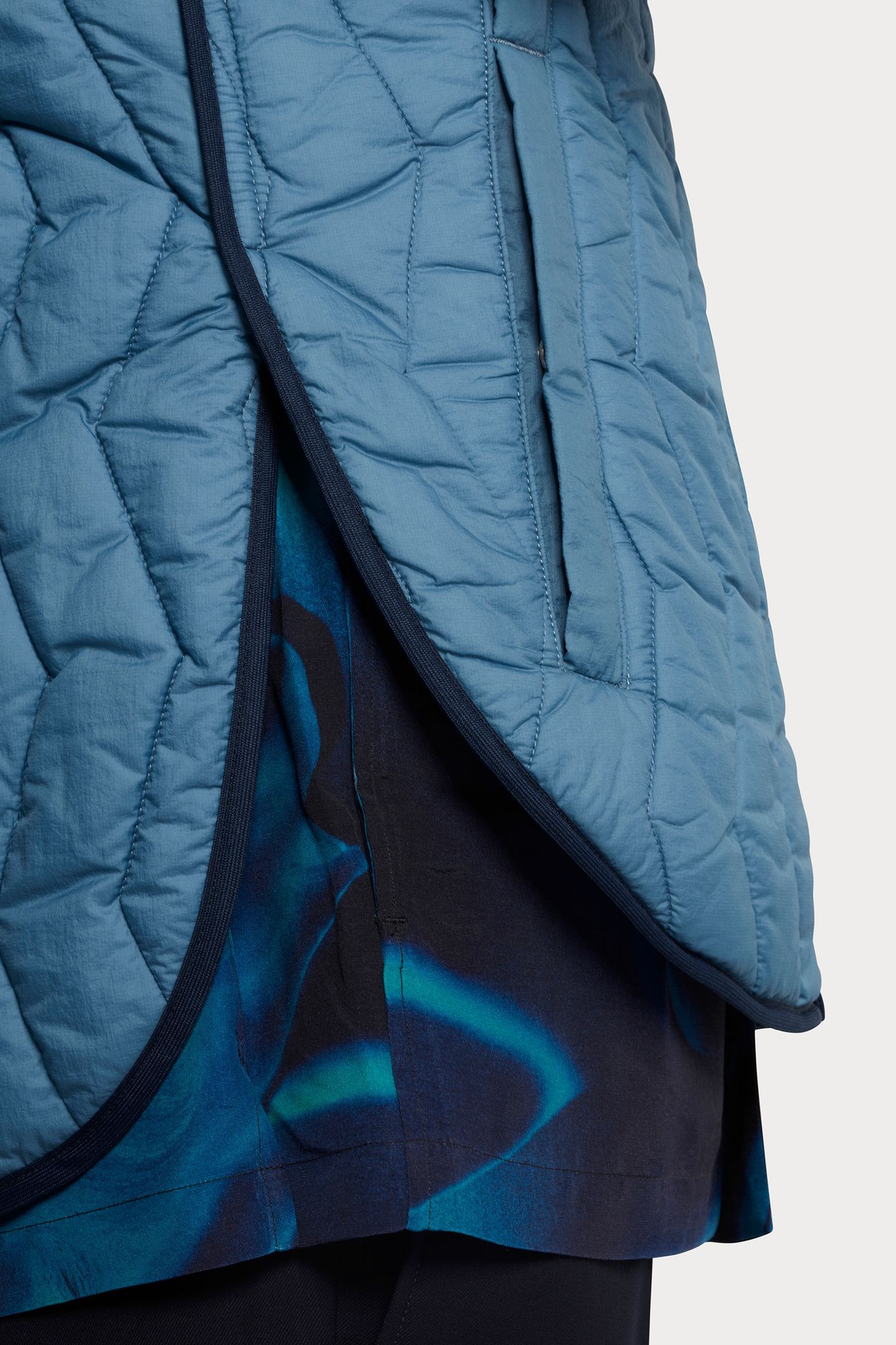 GENTS QUILTED GILET BLUE 3