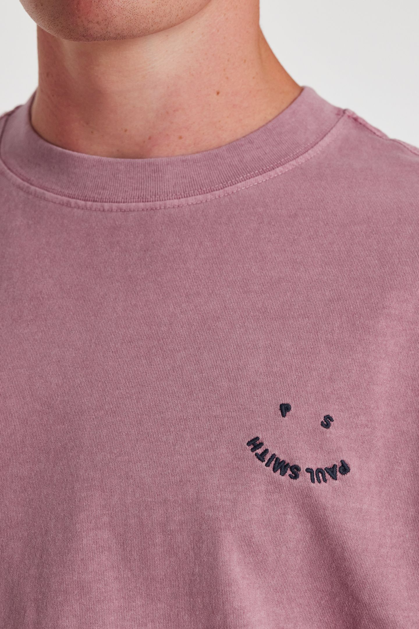 MENS SS TSHIRT PS HAPPY MAUVE 4