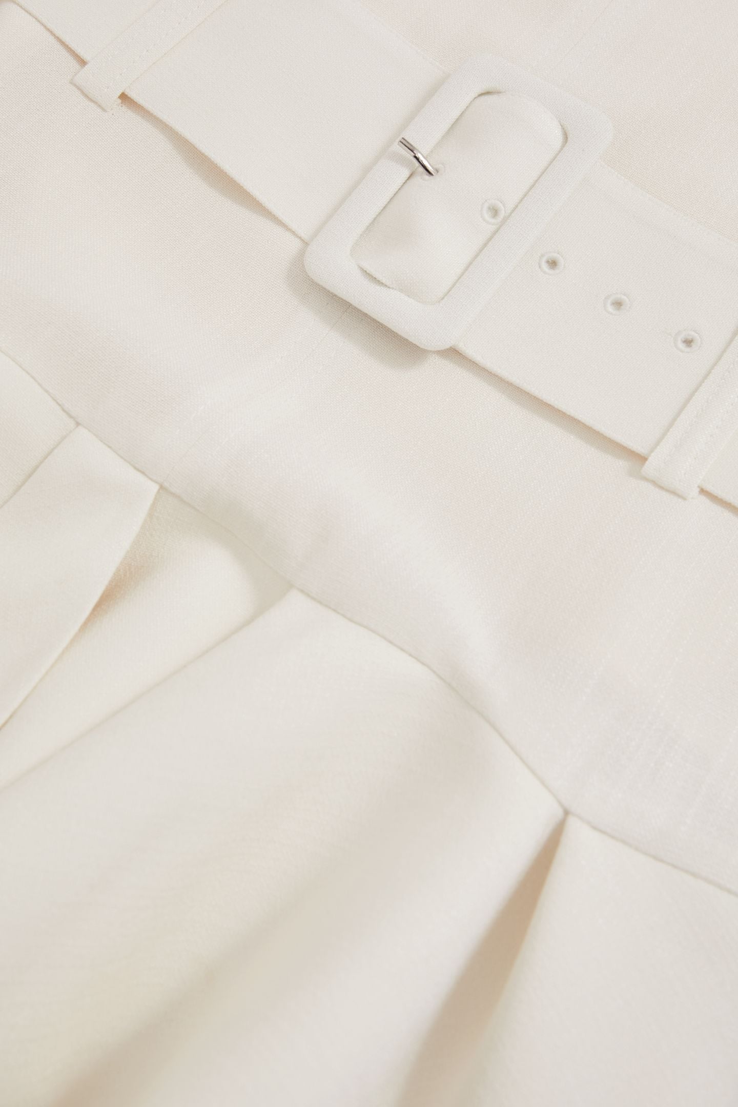 STRUCTURED MINI DRESS IVORY 5