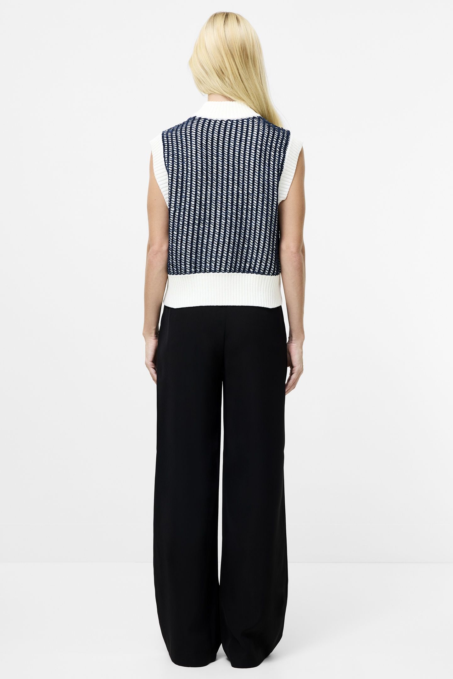 KLARA SLVLSS JUMPER NAVY WINTER WHITE 3