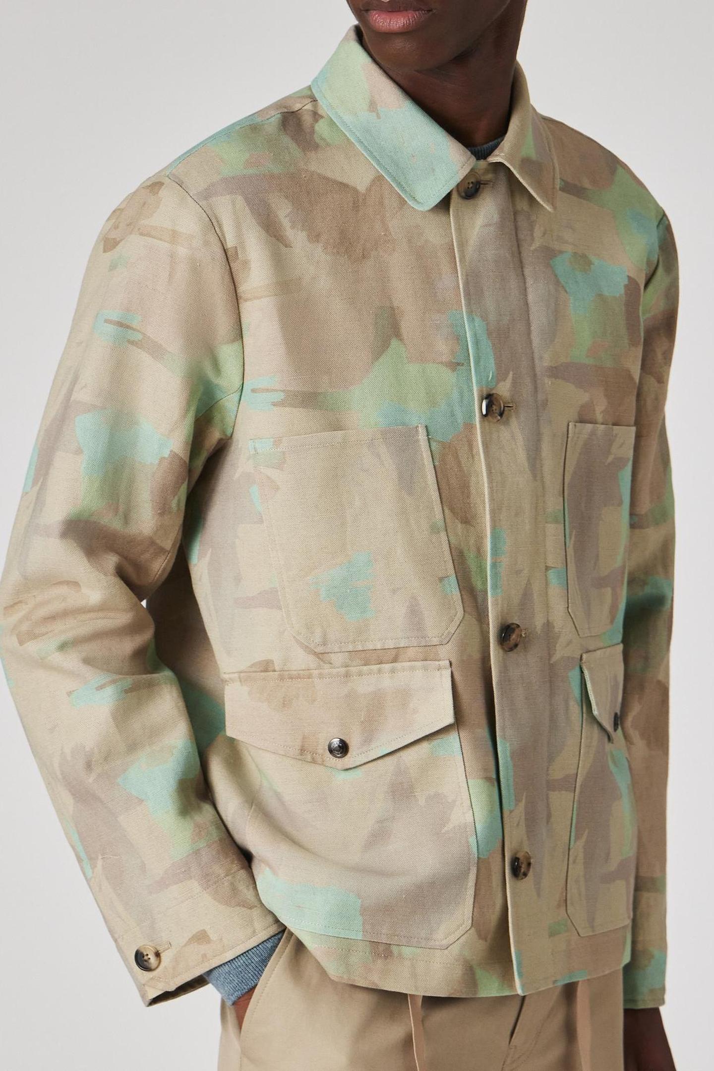 MENS MULTI PKT JACKET LT GREYISH GREEN 5