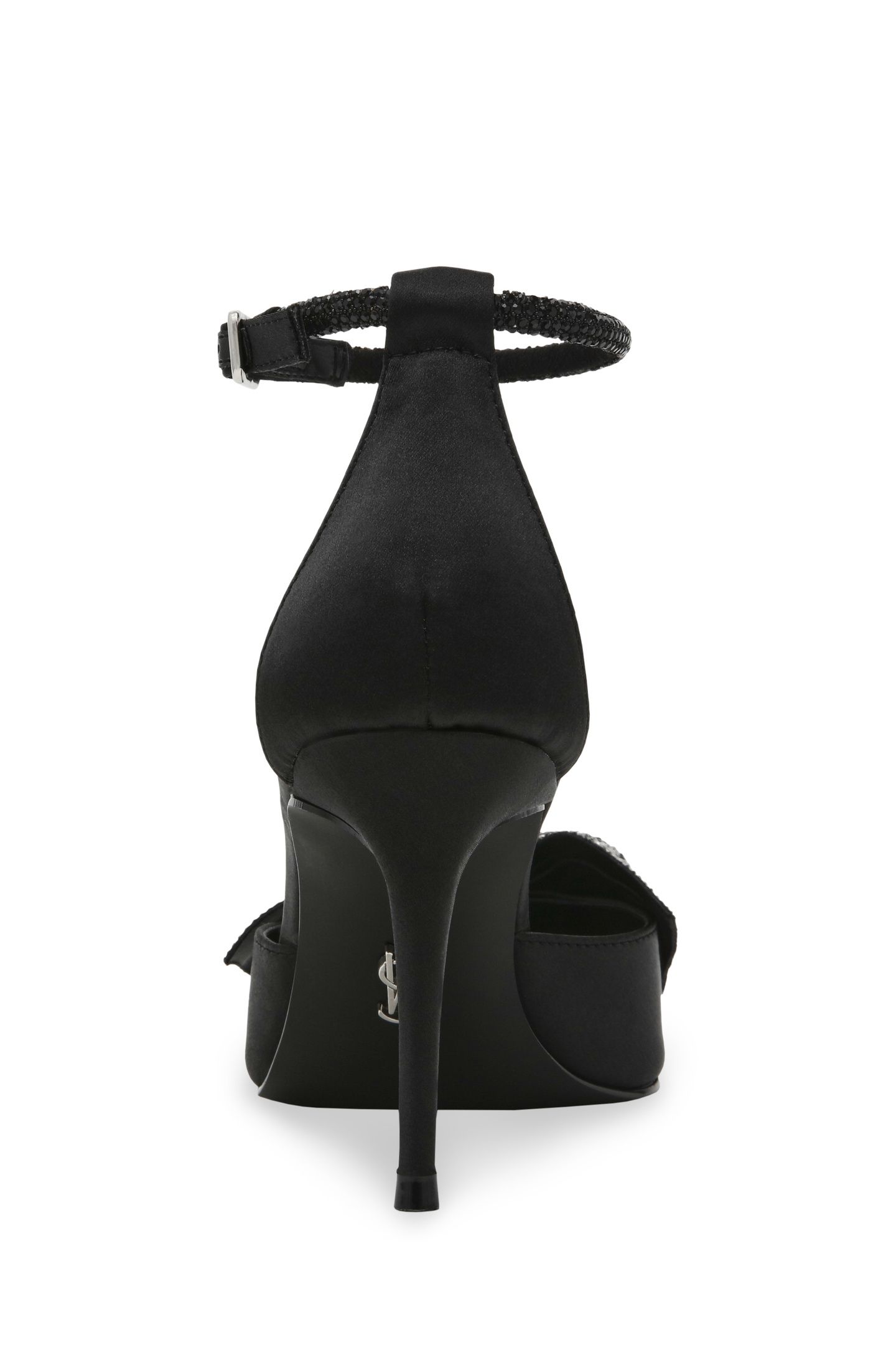 LILYANN-E SANDALS BLACK SATIN 4
