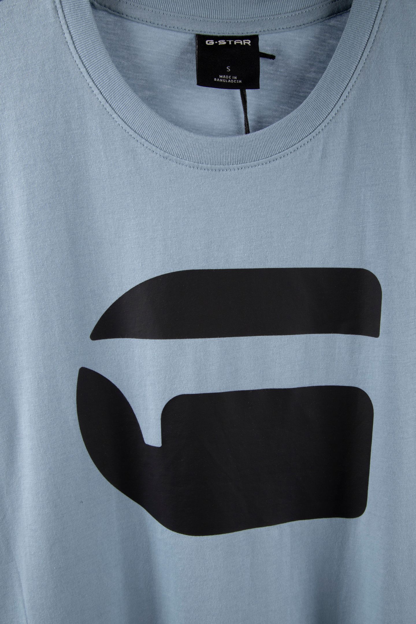 LOGO SLIM T-SHIRT ASH BLUE 4