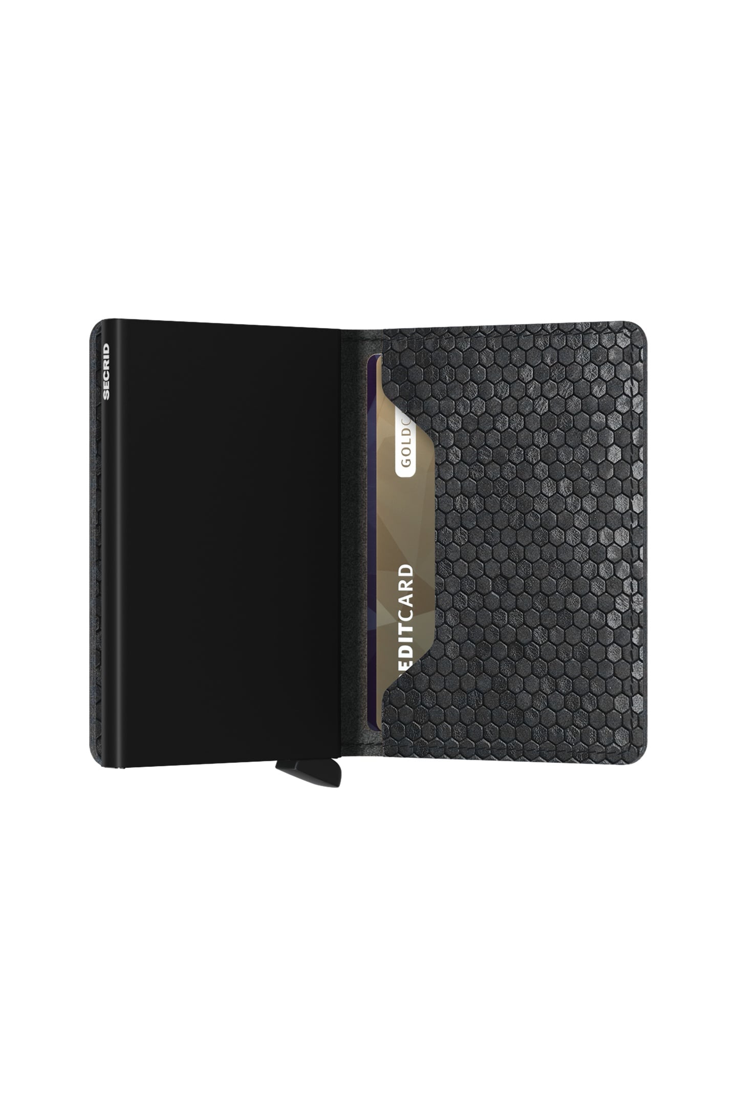 UNISEX SLIMWALLET HEXAGON BLACK 3