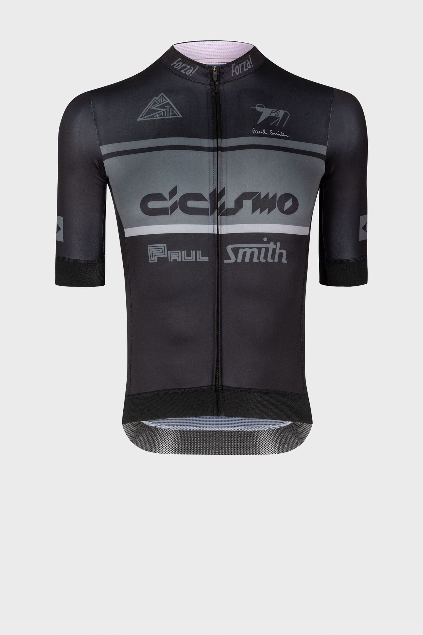 MENS CYCLE JERSEY TEAM BLACK 1