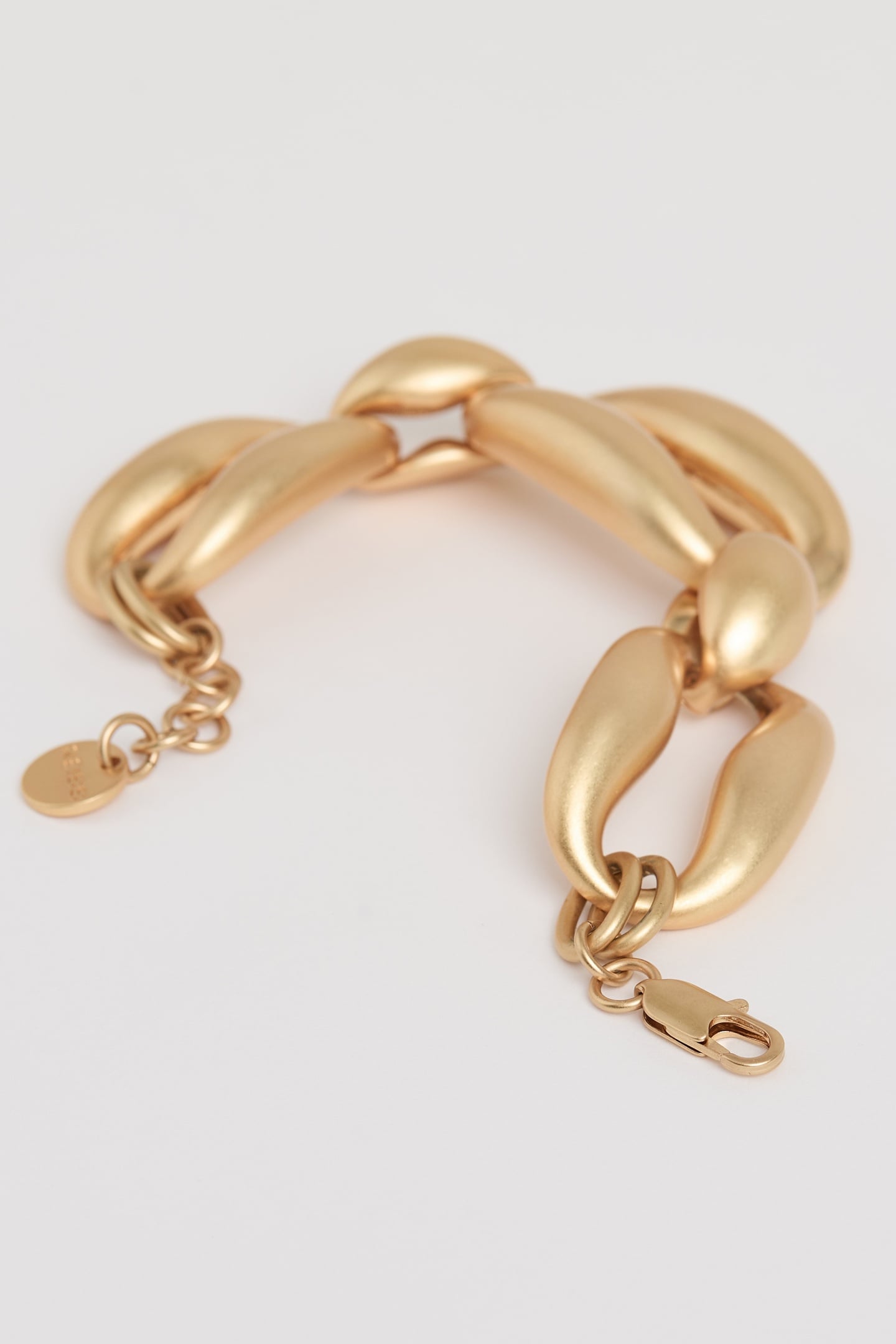 CUSTOM LINK BRACELET GOLD TONE 1