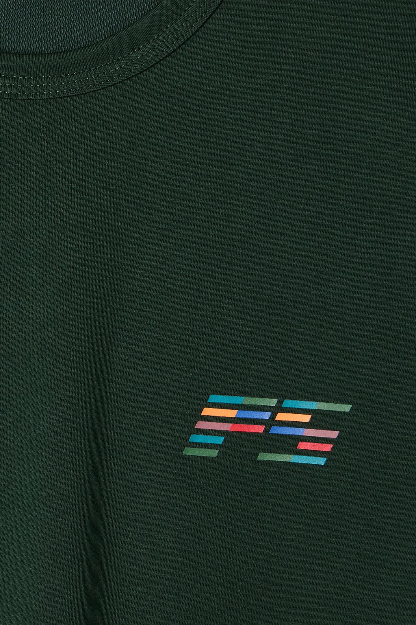 MENS SS REG FIT TSHIRT PS TILT LOGO BOTTLE GREEN 3
