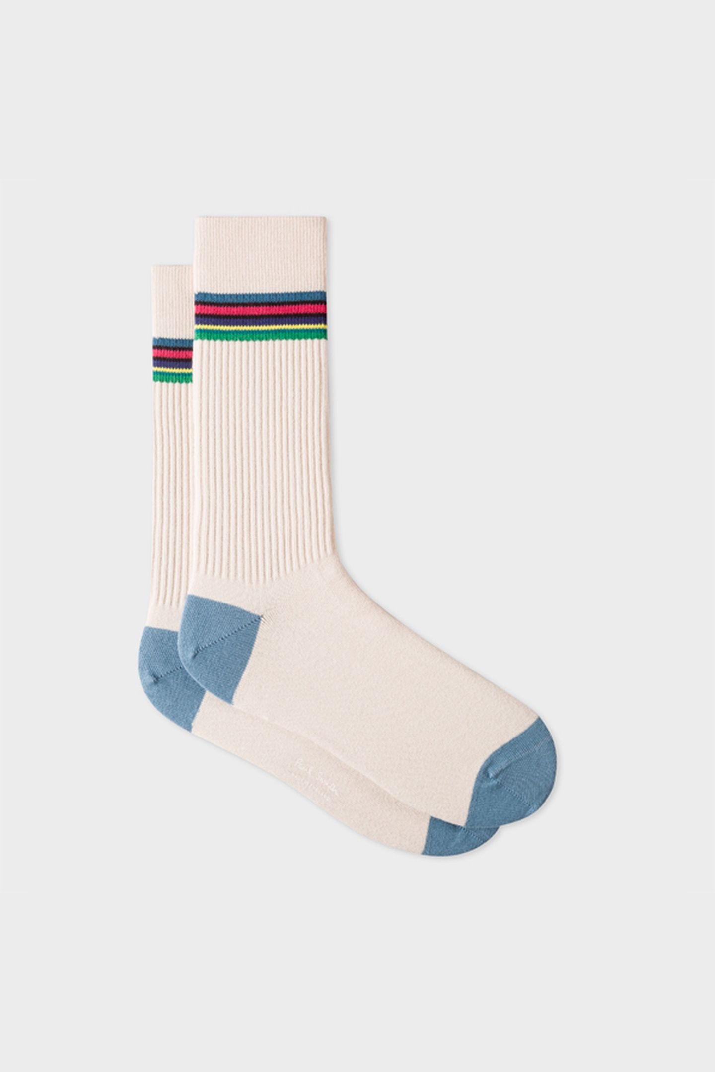 MEN SOCK DUO RIB OFF WHITE 4