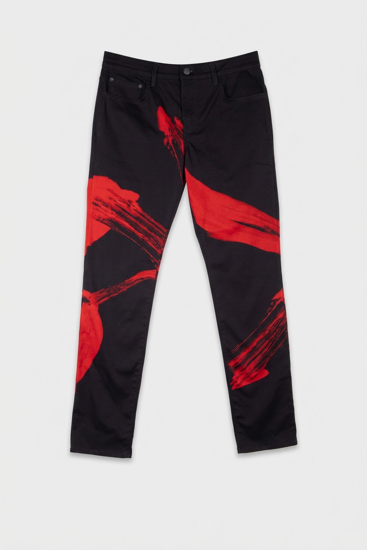 STRETCH GABARDINE TROUSERS TONY VIRAMONTES ARCHIVE RED 3