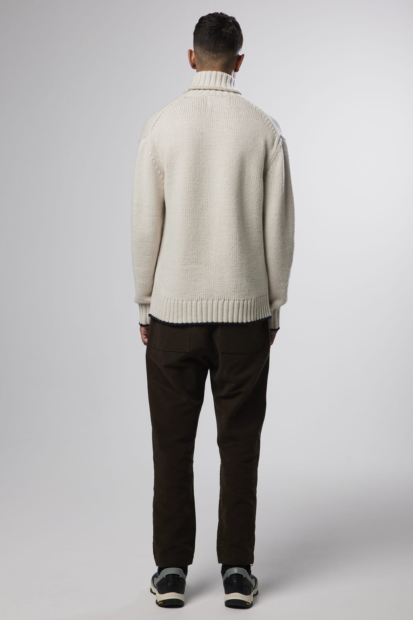 BERT ROLL NECK 6538 ECRU 2