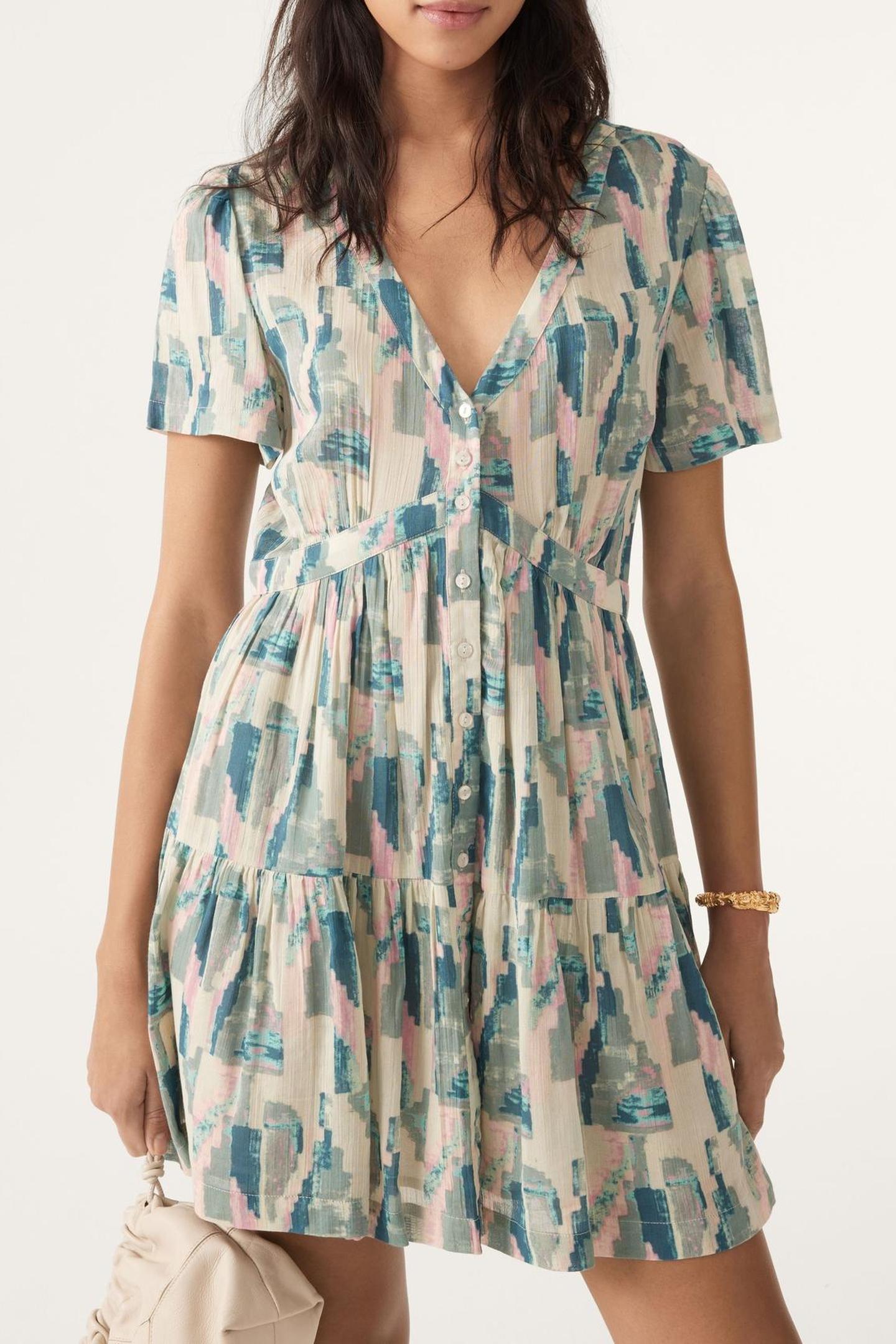 MINI DRESS TURQUOISE 1