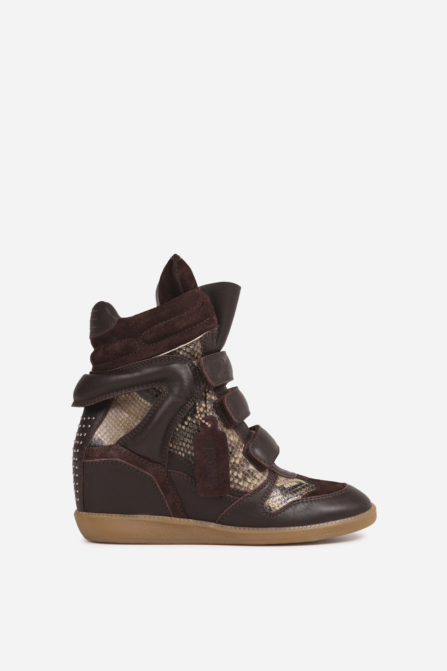 JAE-YY SNEAKER DARK BROWN/STONE OLIVE 1