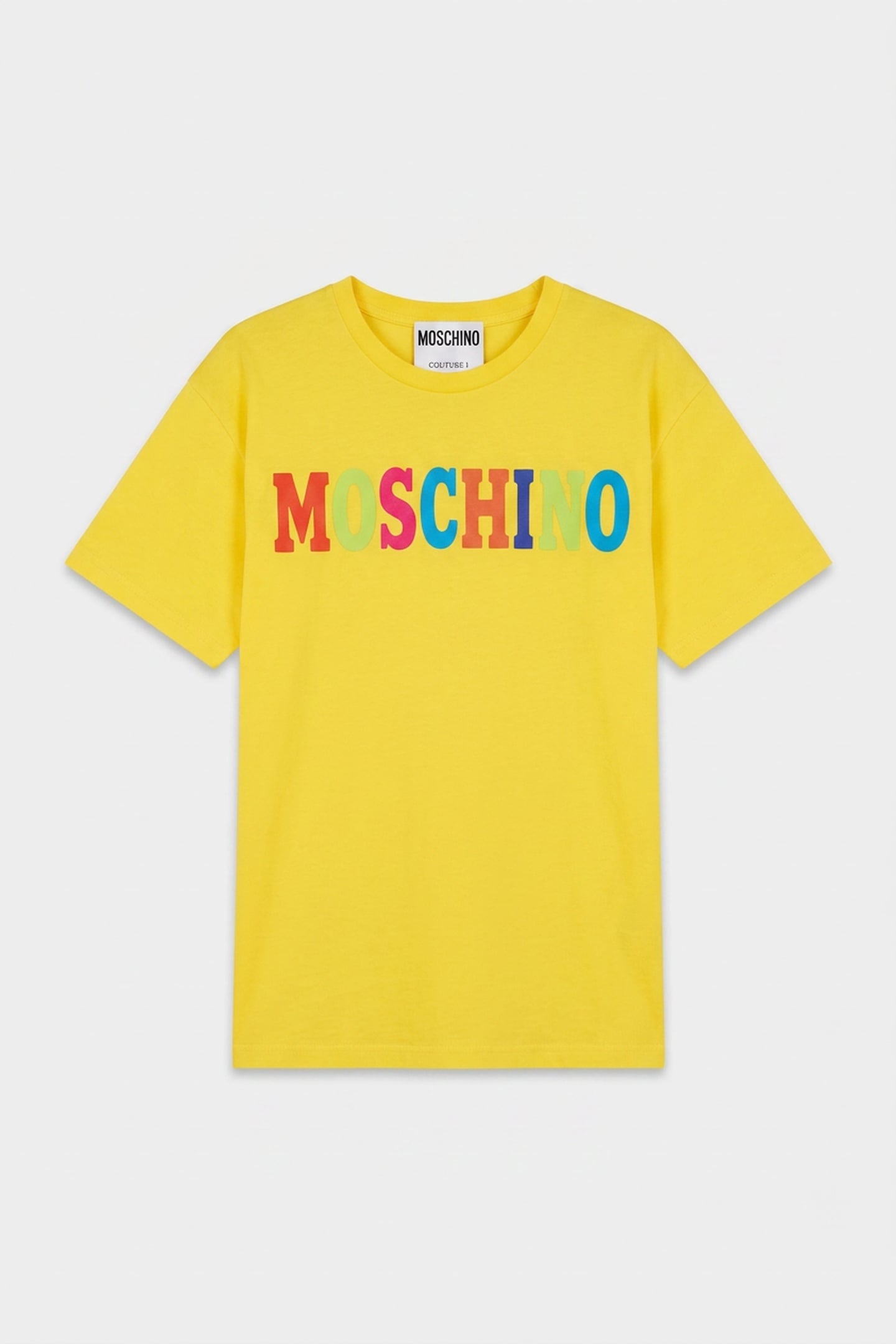 ORGANIC JERSEY T-SHIRT MULTICOLOR LOGO YELLOW 3