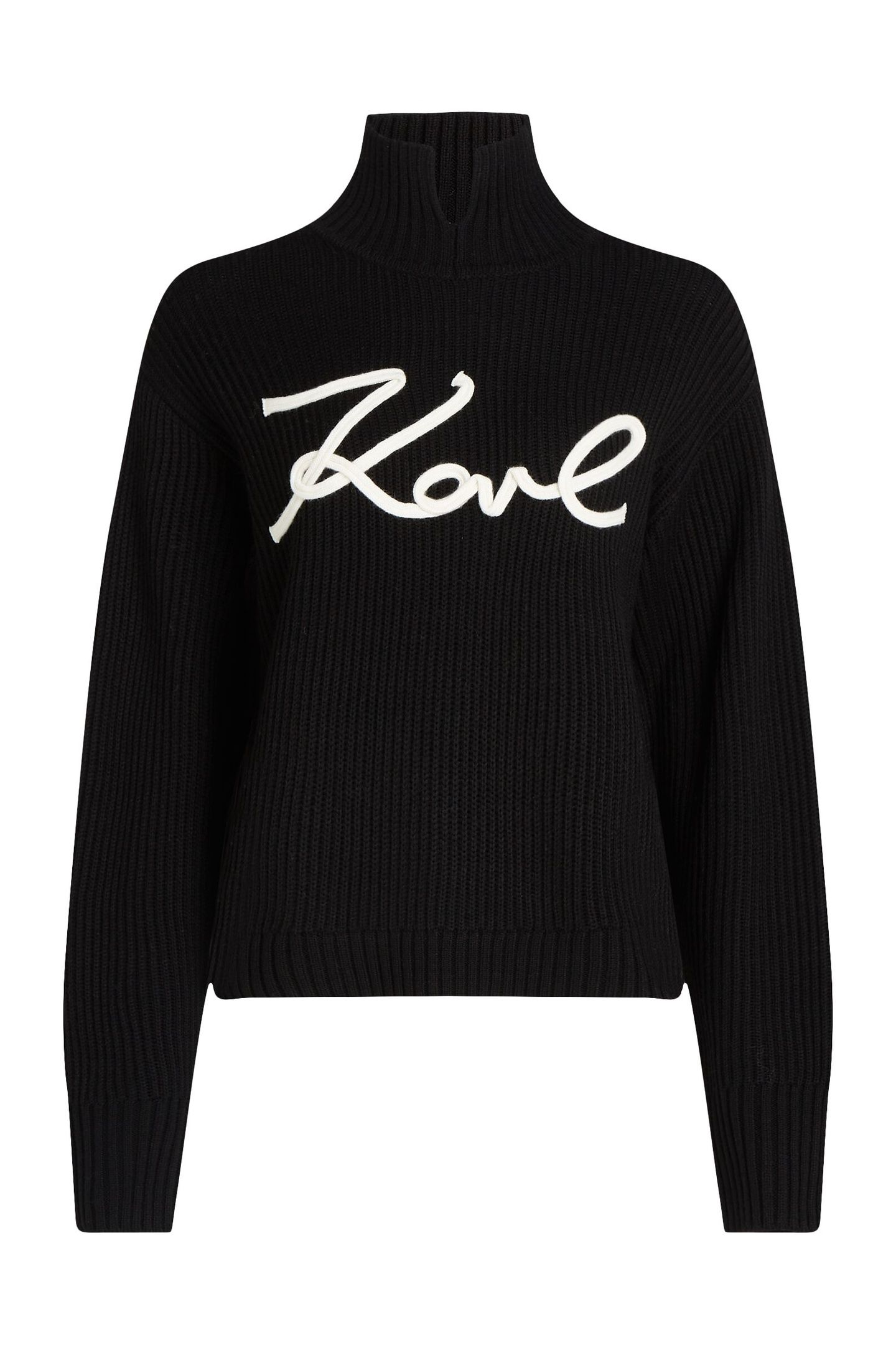 SOUTACHE SIGNATURE CHUNKY KNIT BLACK/WHITE 7