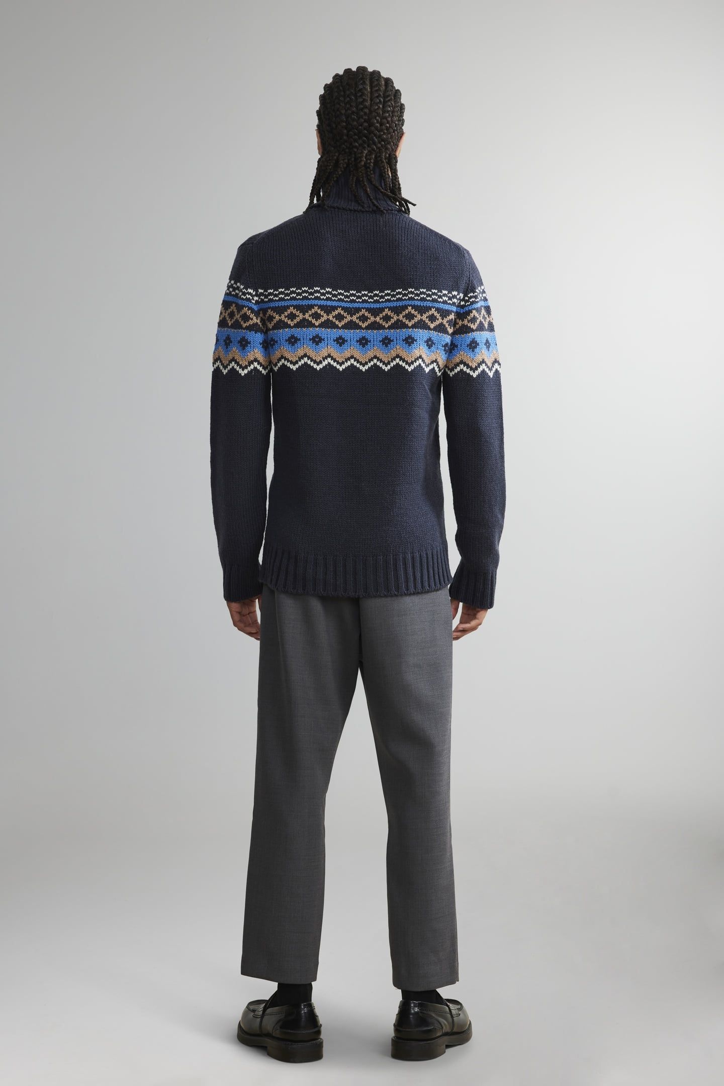 STEIN ROLL NECK 6475 INK GREY 4