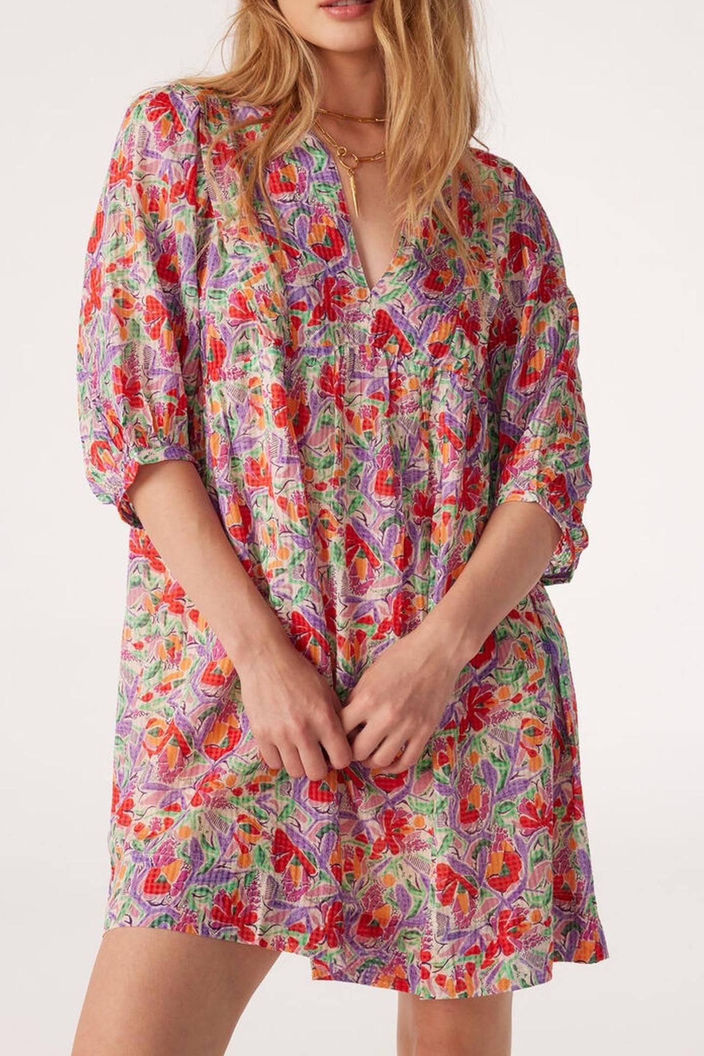 MINI DRESS ECRU 3