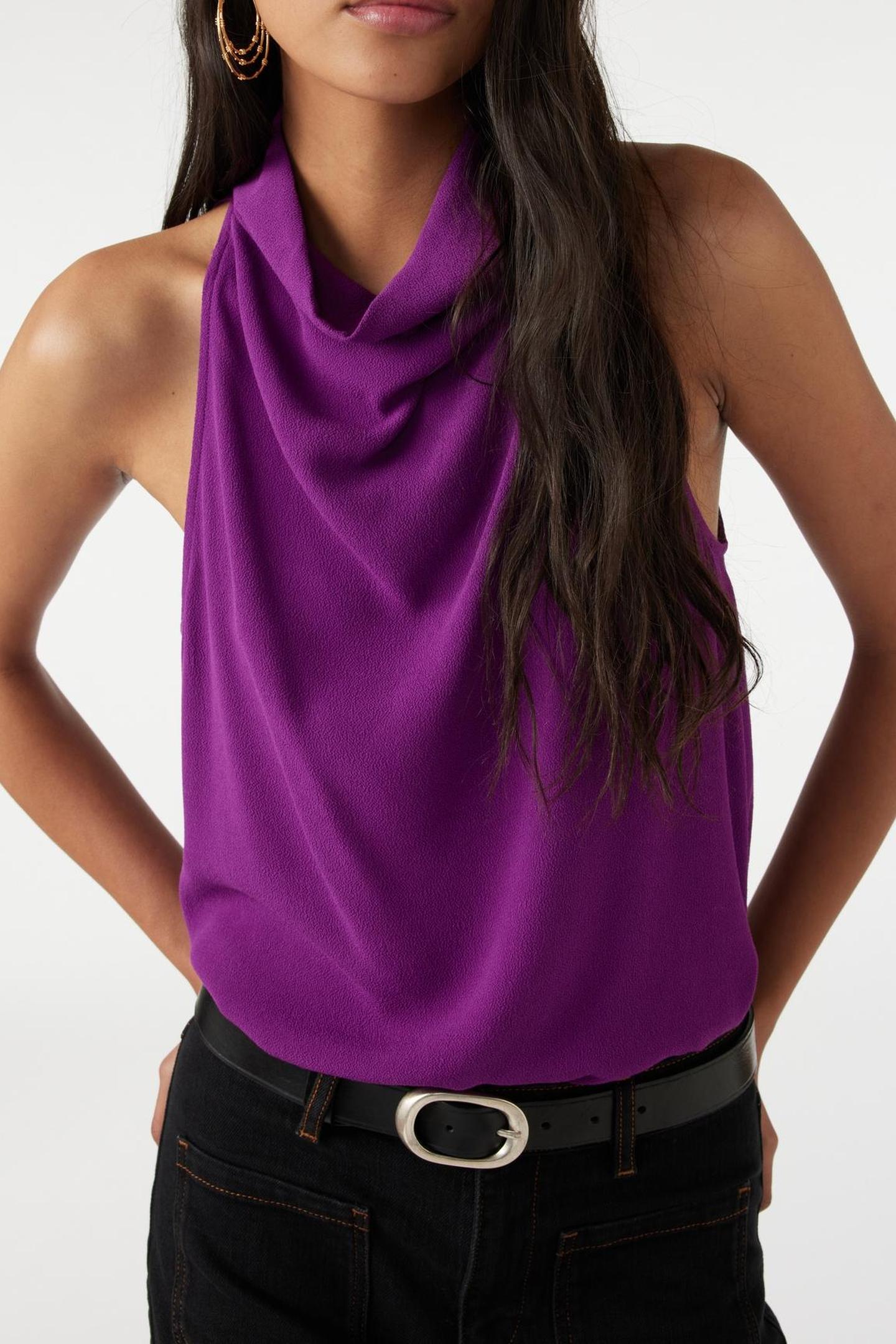 SLEEVELESS TOP VIOLET 6