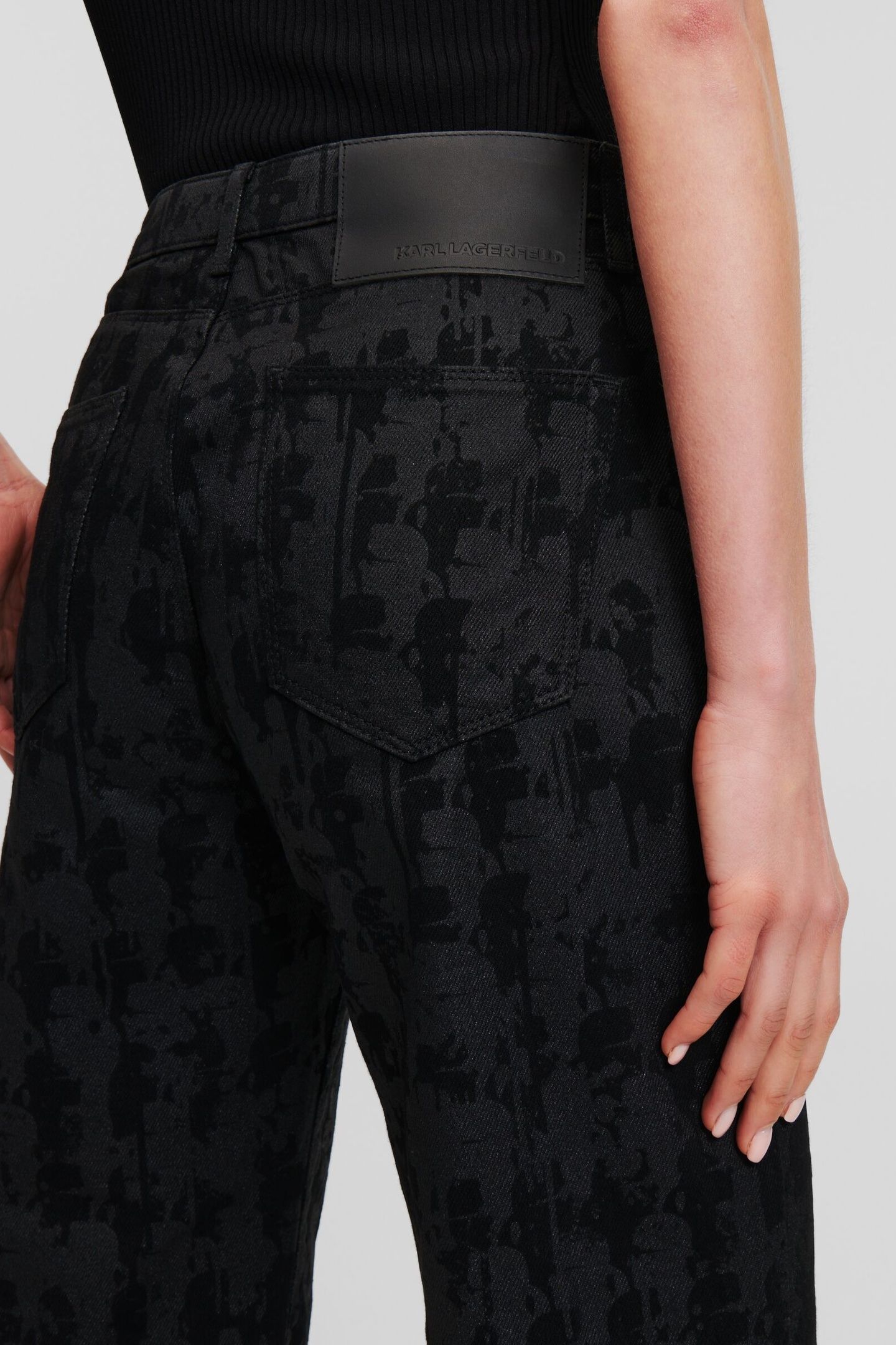 AOP KAMEO GF DENIM PANTS BLACK DENIM 5
