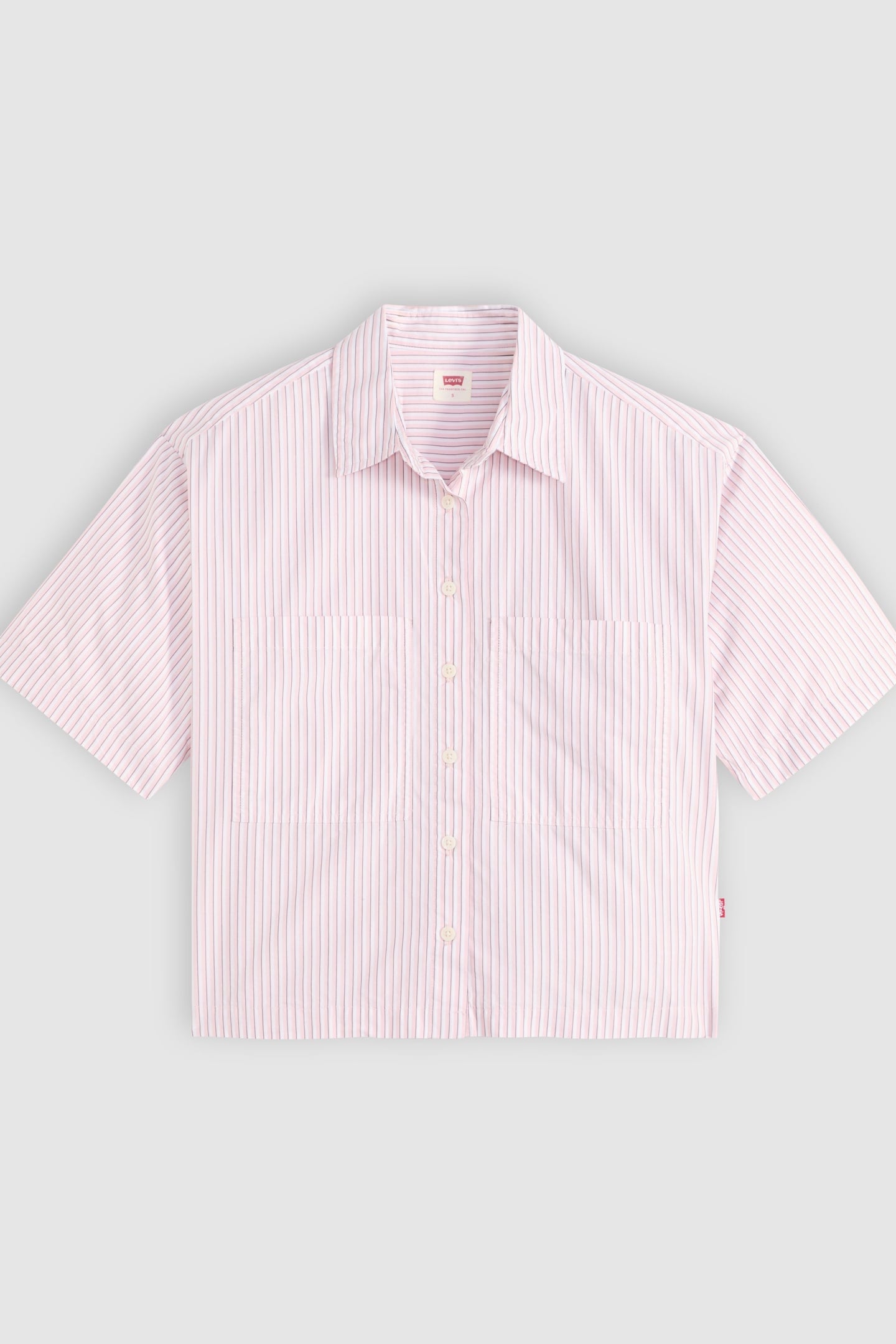 HARLIE SHORT SLEEVE CROPPED SHIRT 3