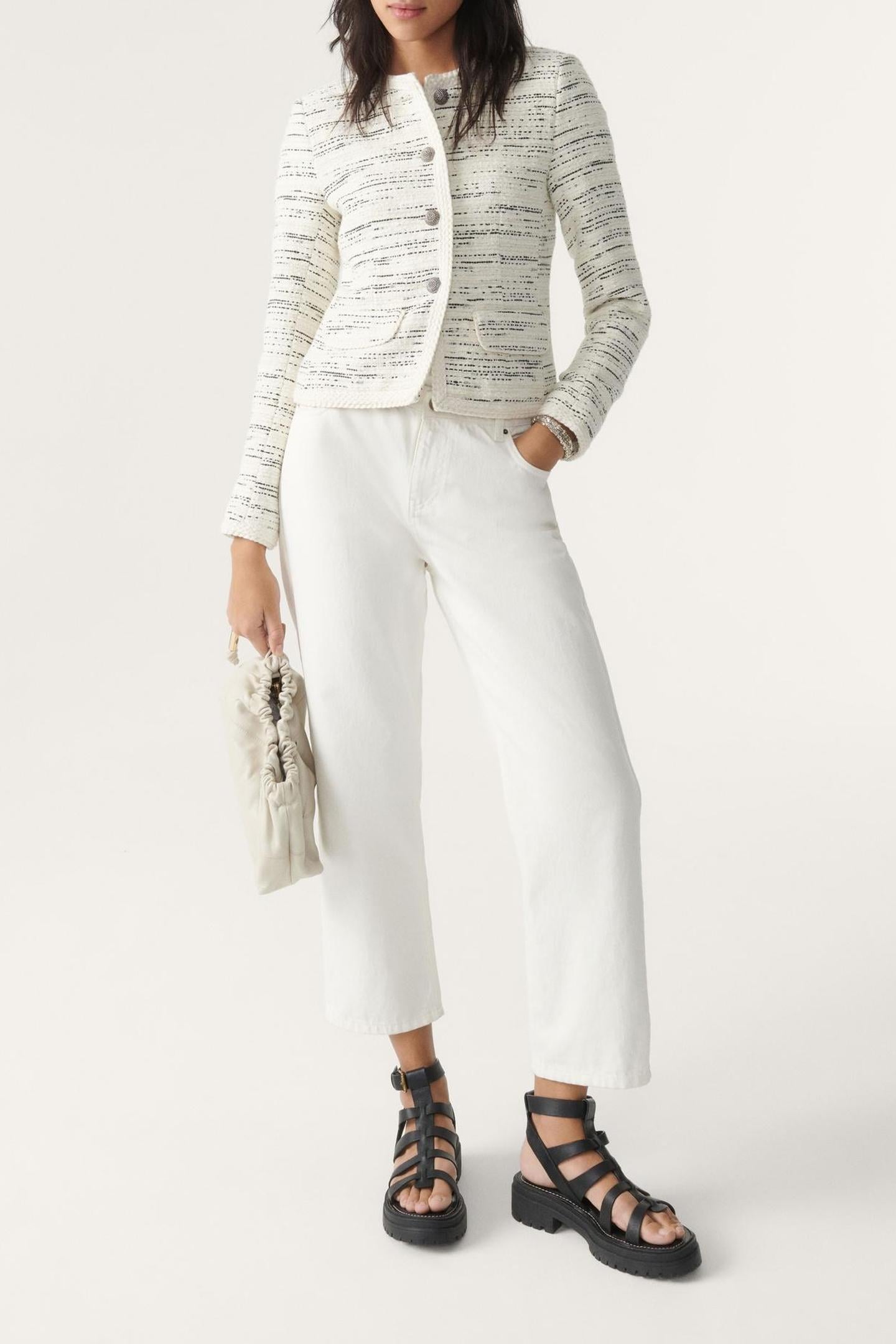 TAILORED BLAZER ECRU 6