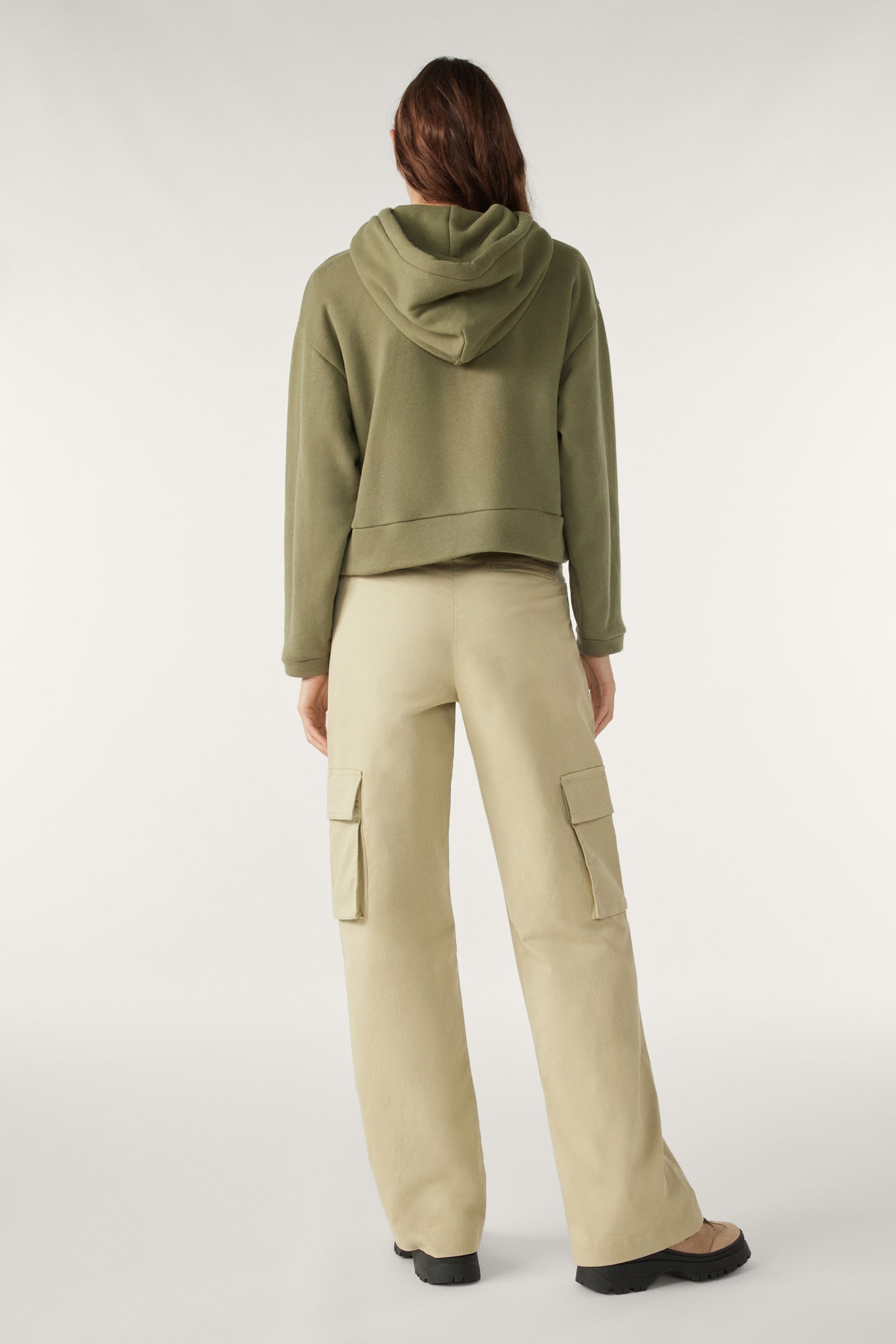 WIDE TROUSERS KAKI 2