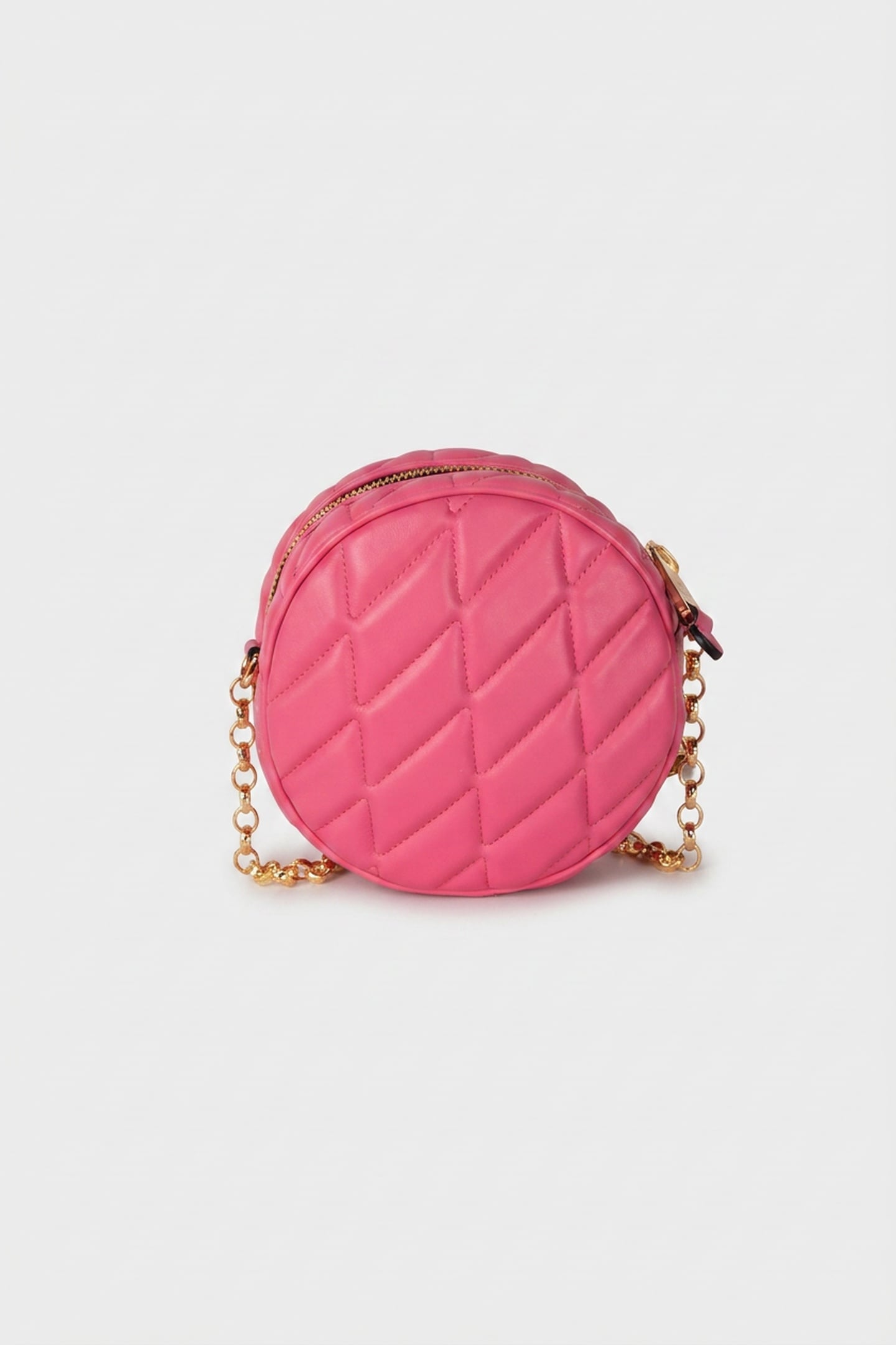 DOUBLE SMILEY® QUILTED ROUND BAG PURPLE 3