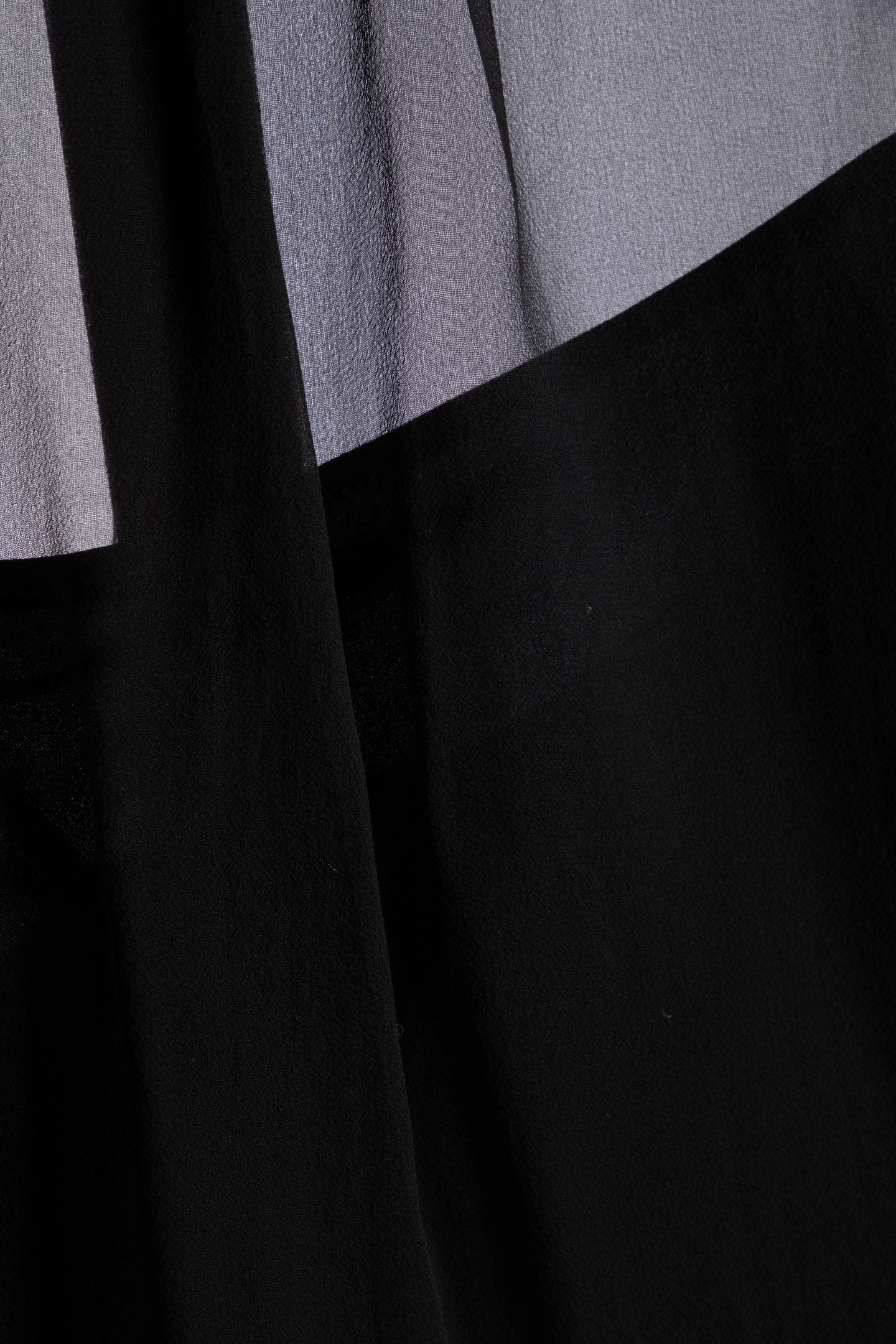 SILK CHIFFON SHIRT BLACK 4