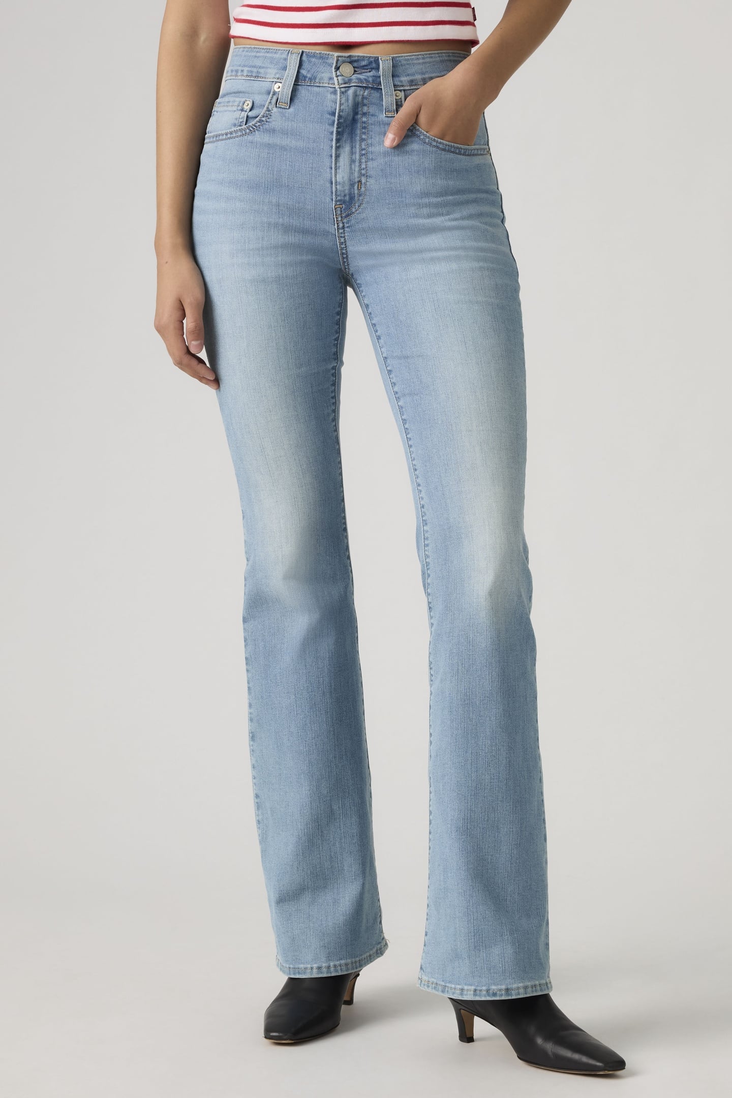 726™ HIGH RISE FLARE LIGHTWEIGHT JEANS 5