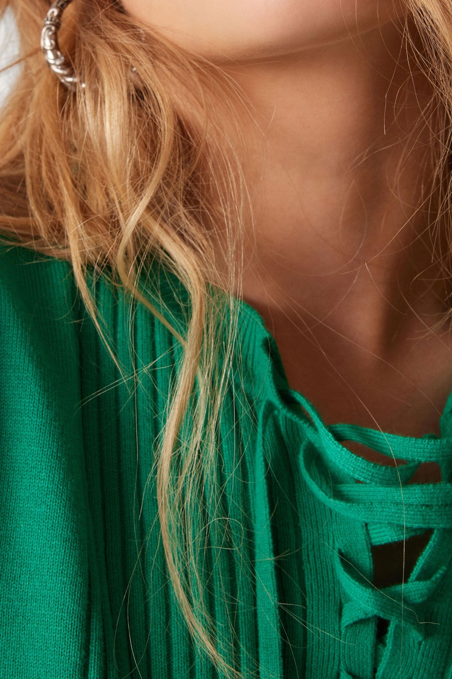 SHORT SLEEVES KNIT VERT 3