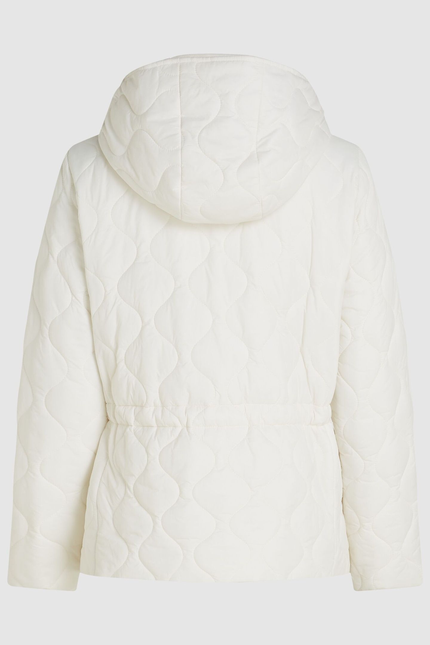 WAVY QUILT LIGHT WEIGHT JACKET SNOW WHITE 2