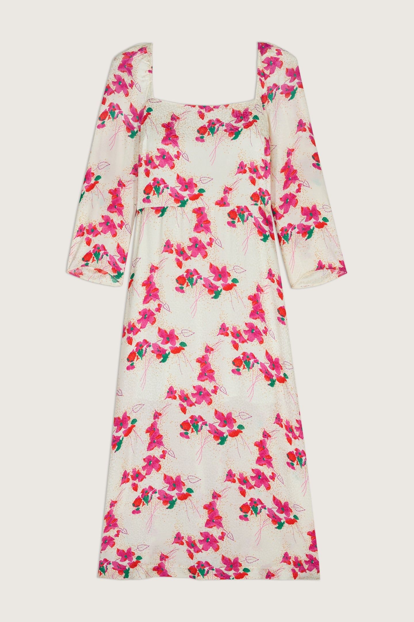 MID-LENGTH DRESS ECRU 6