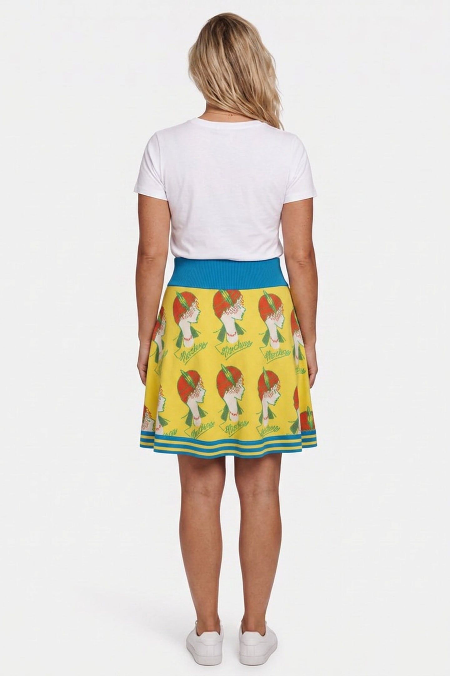 KNITTED SKIRT YELLOW 2
