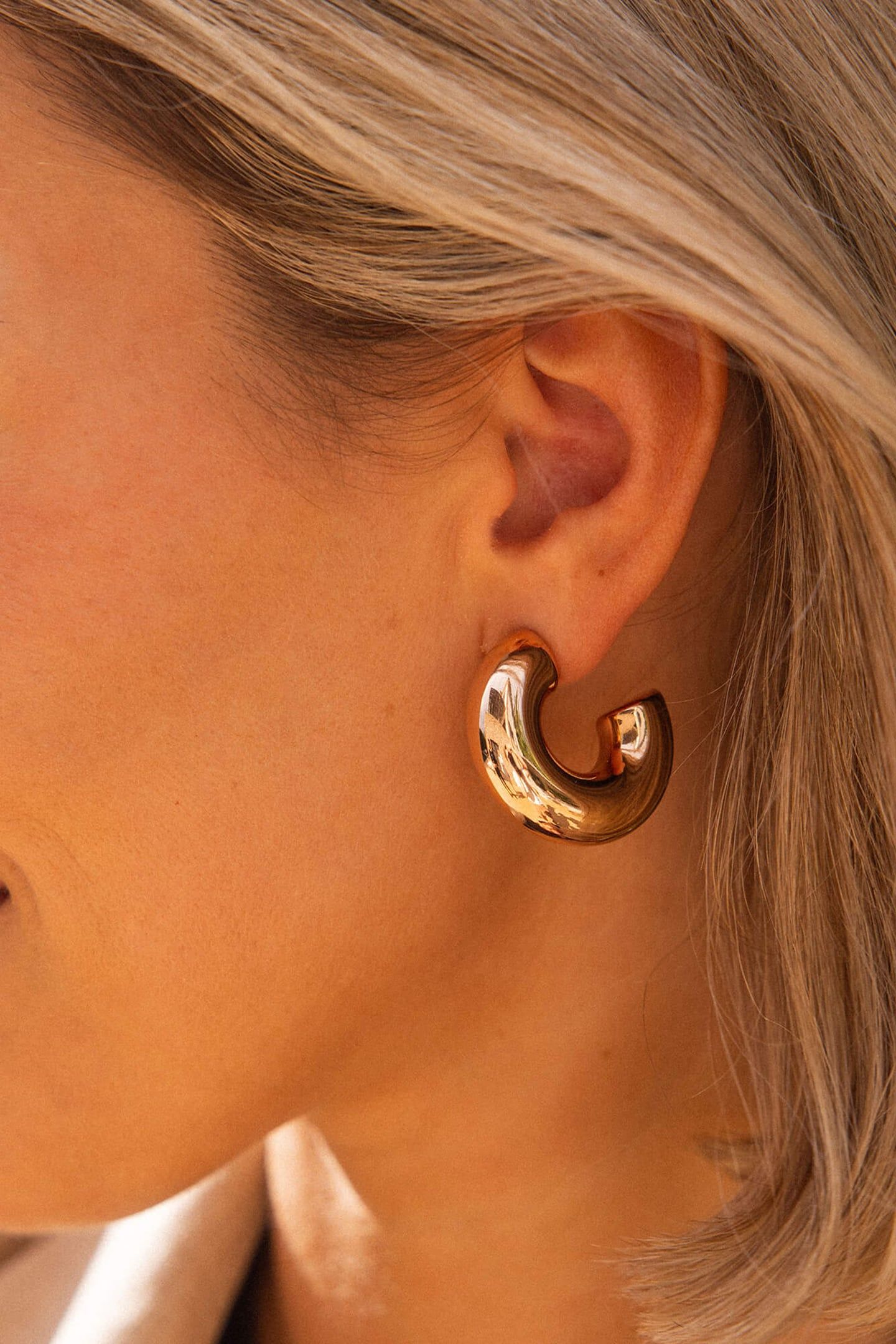 STELLAR GLOW OHRRINGE ROSEGOLD 2