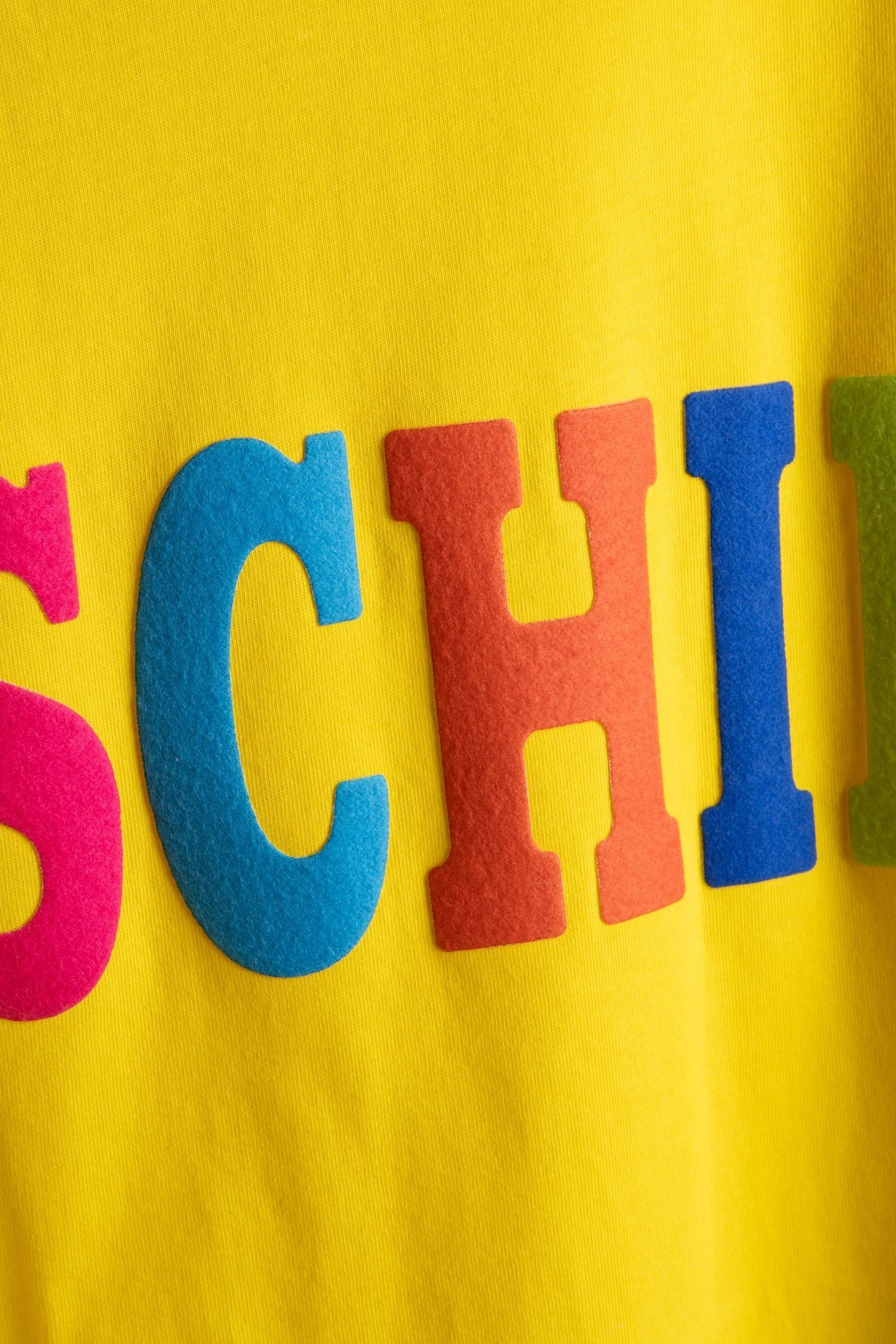 ORGANIC JERSEY T-SHIRT MULTICOLOR LOGO YELLOW 4