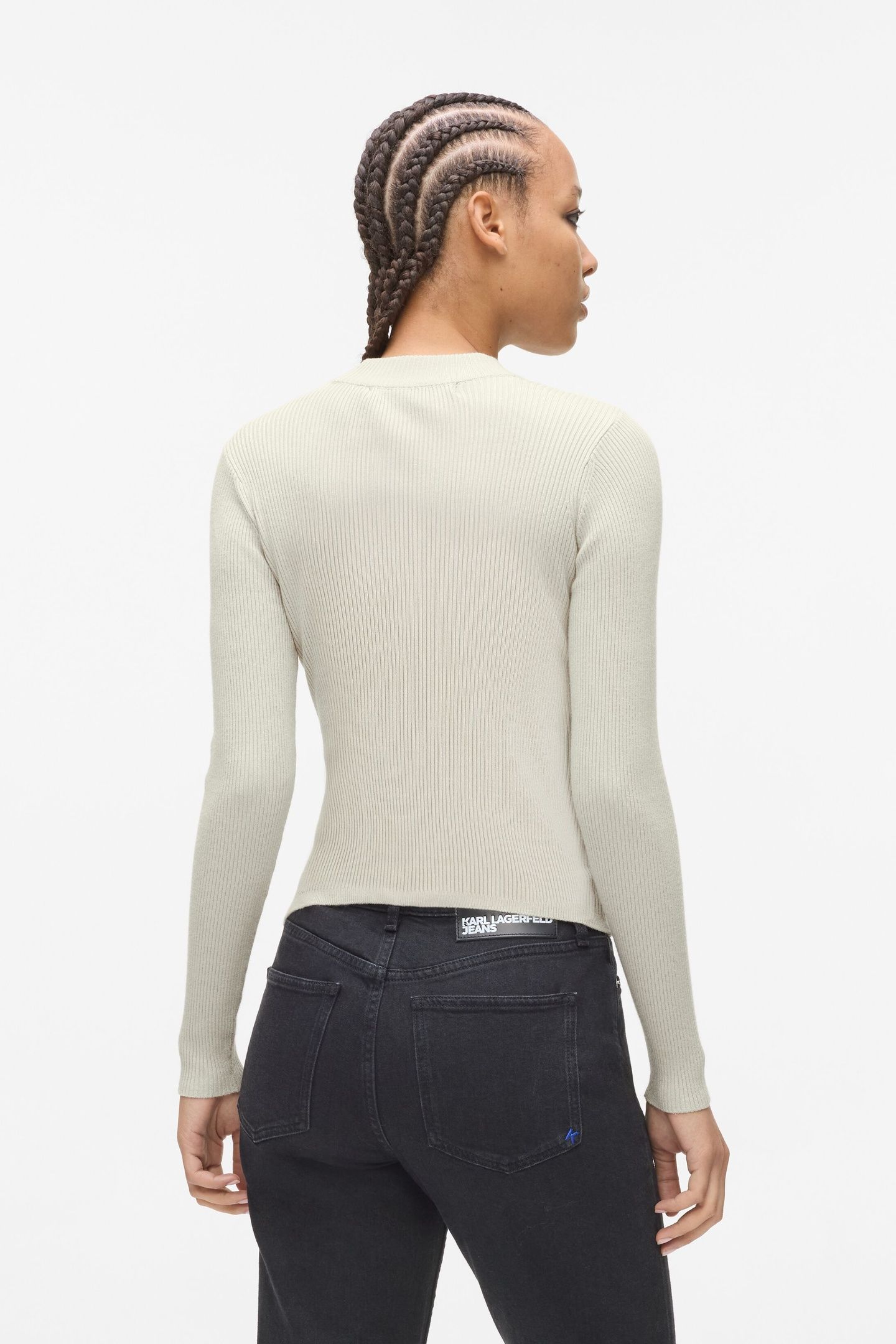 KLJ CUT OUT MOCK NECK SWEATER MOONSTRUCK 3