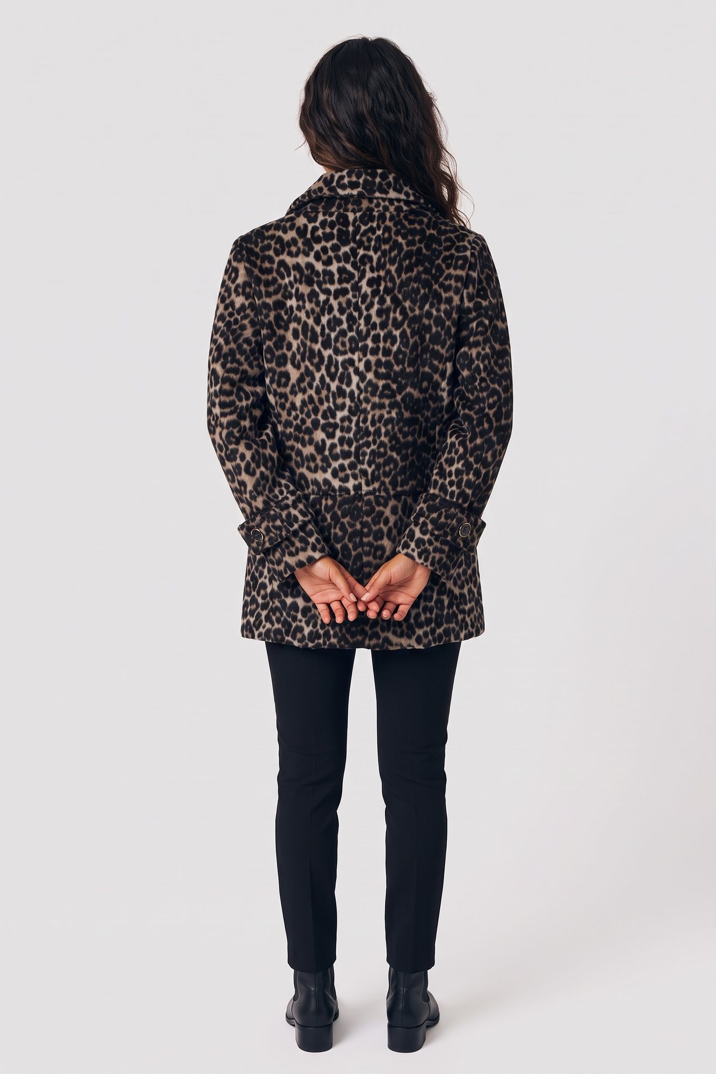 LEOPARD PEACOAT LEOPARD 2