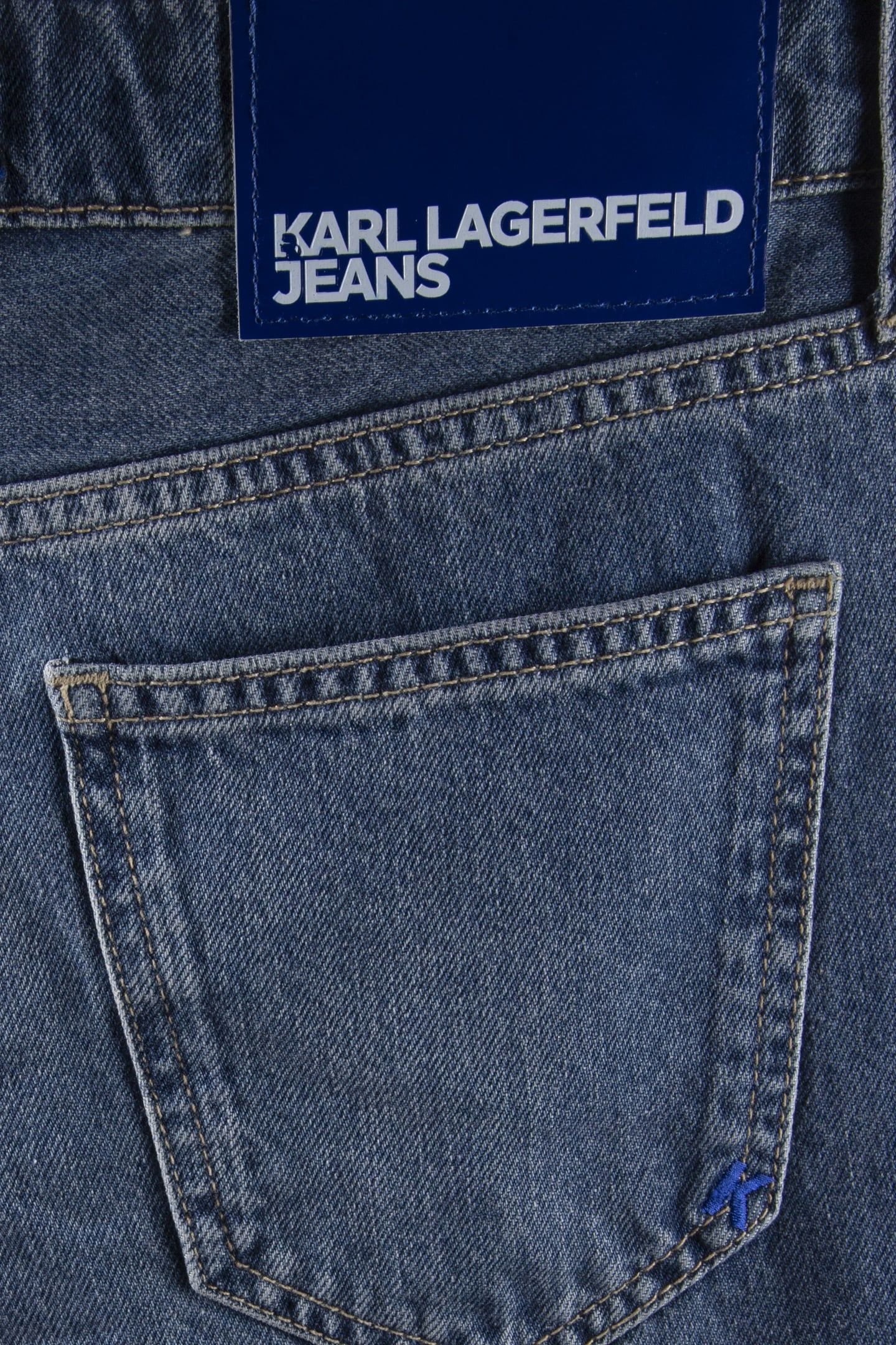 KLJ MR RELAXED DENIM WASHED DARK BLUE 6