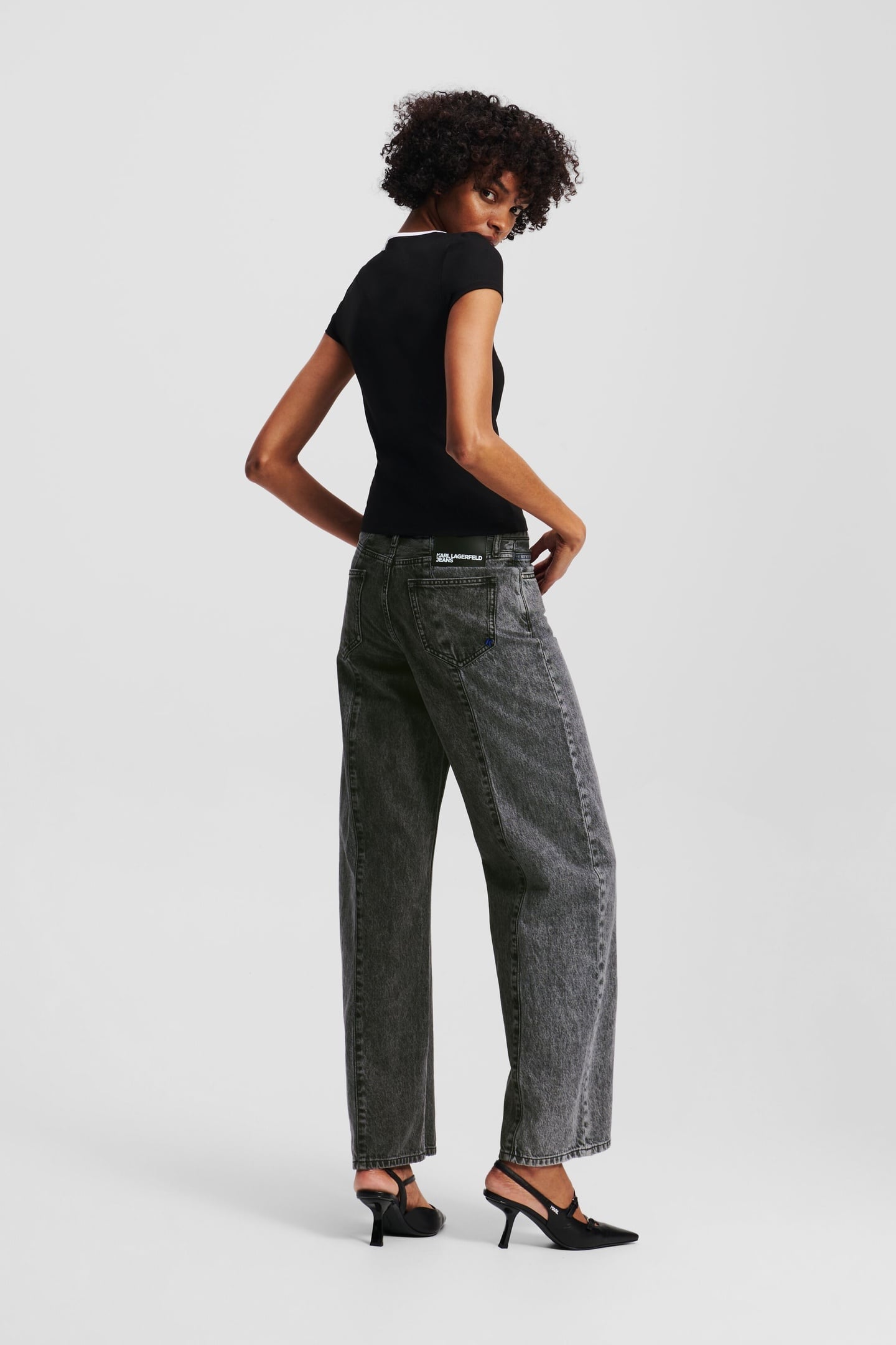 KLJ MR RELAXED BLOCKED DENIM WASHED BLACK BLOCKED 3