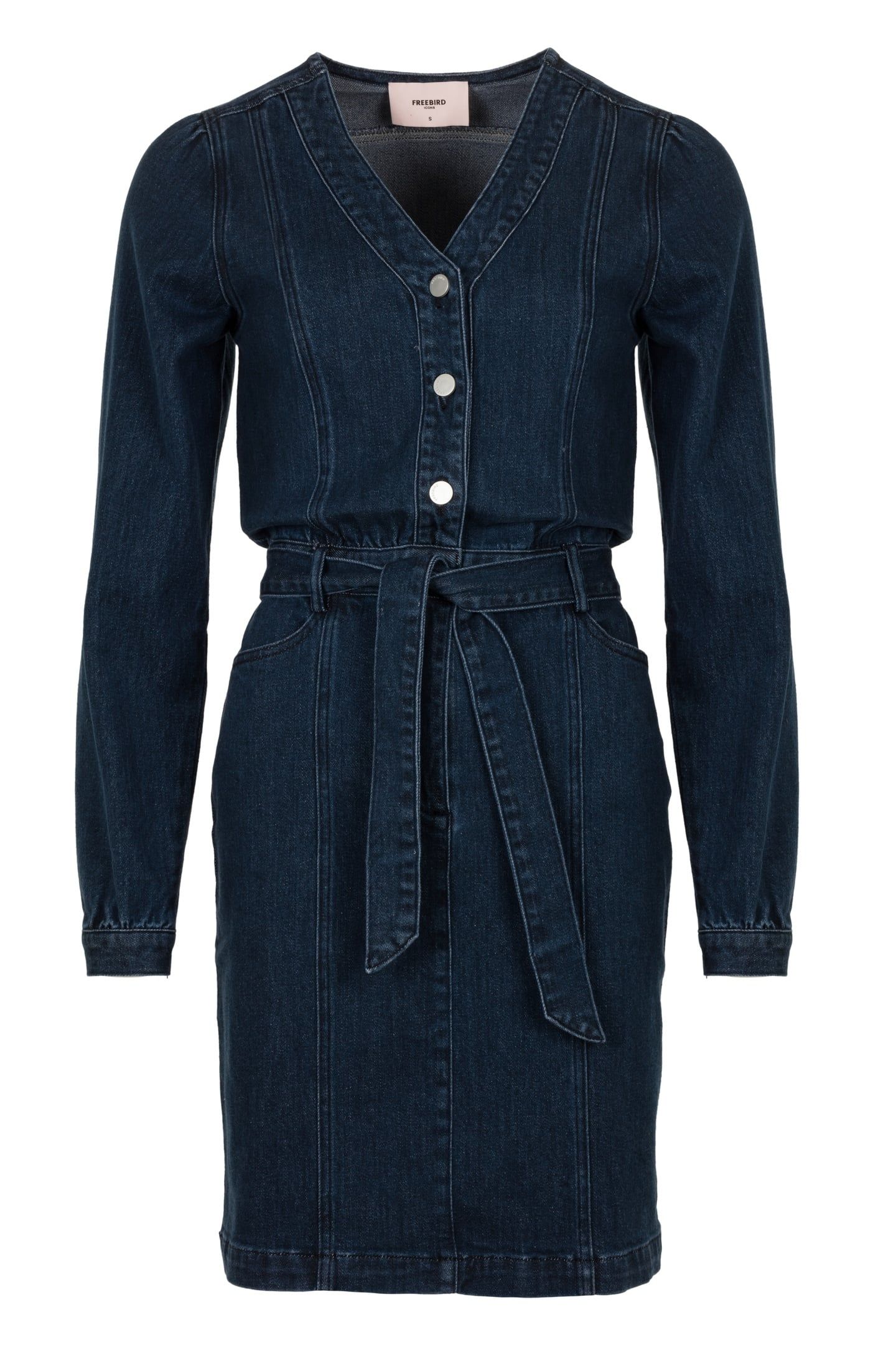 DAPHNE DRESS MID BLUE 3
