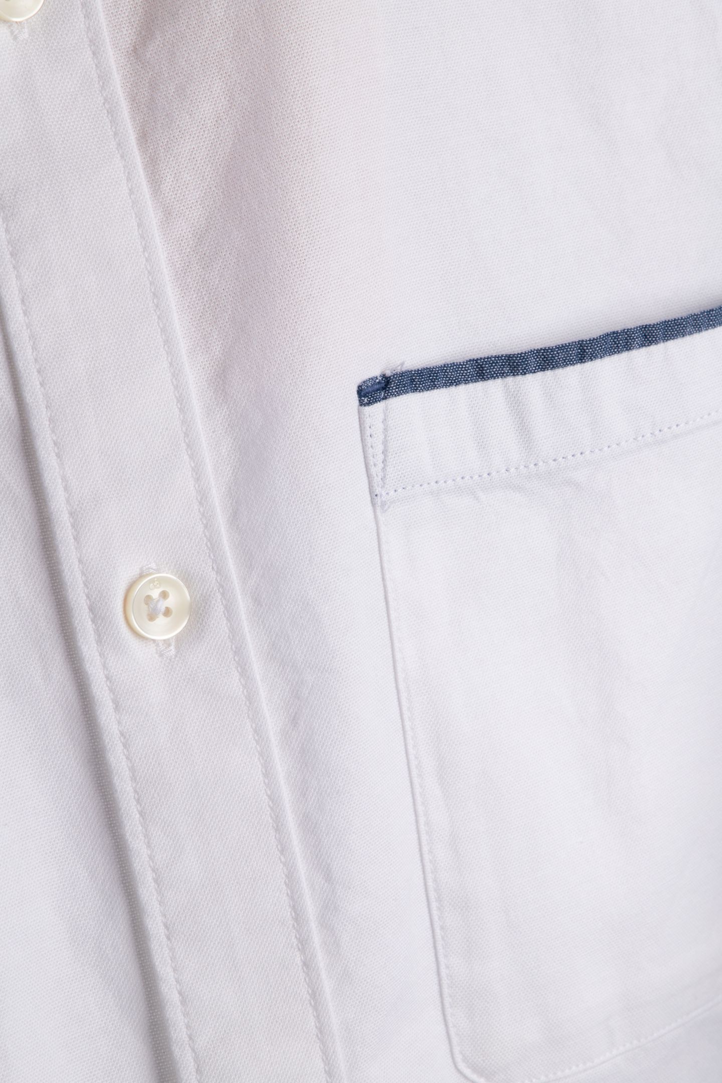 OXFORD REGULAR-FIT CONTRAST SHIRT BRIGHT WHITE 4