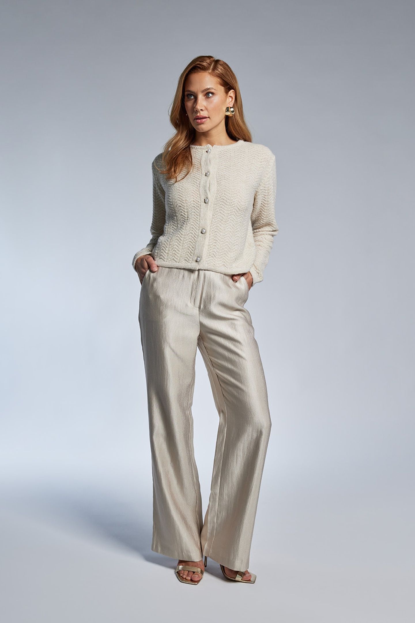 KATRIEL CARDIGAN CHAMPAGNE 3