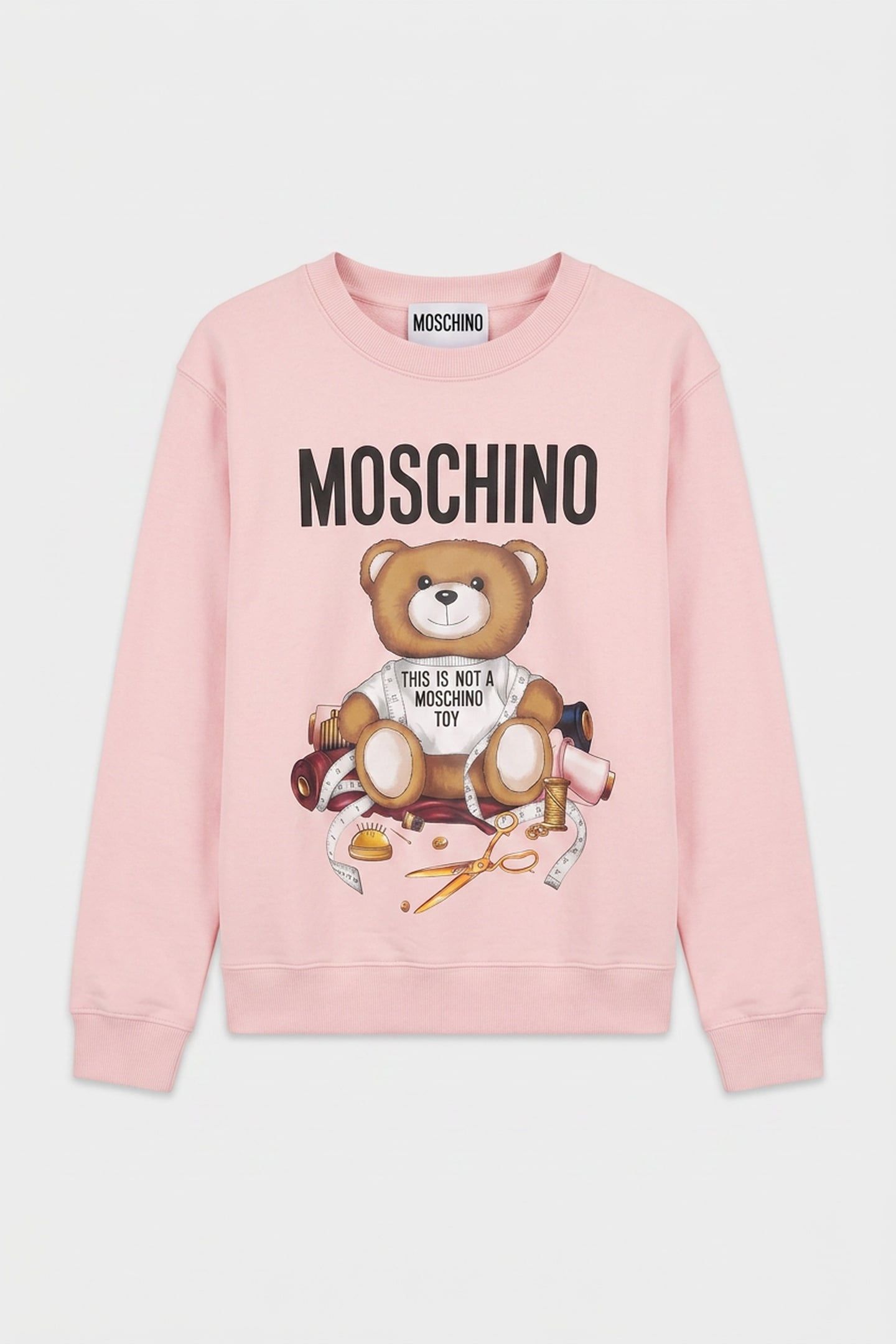 TAILOR TEDDY BEAR ORGANIC COTTON SWEATSHIRT PINK 3